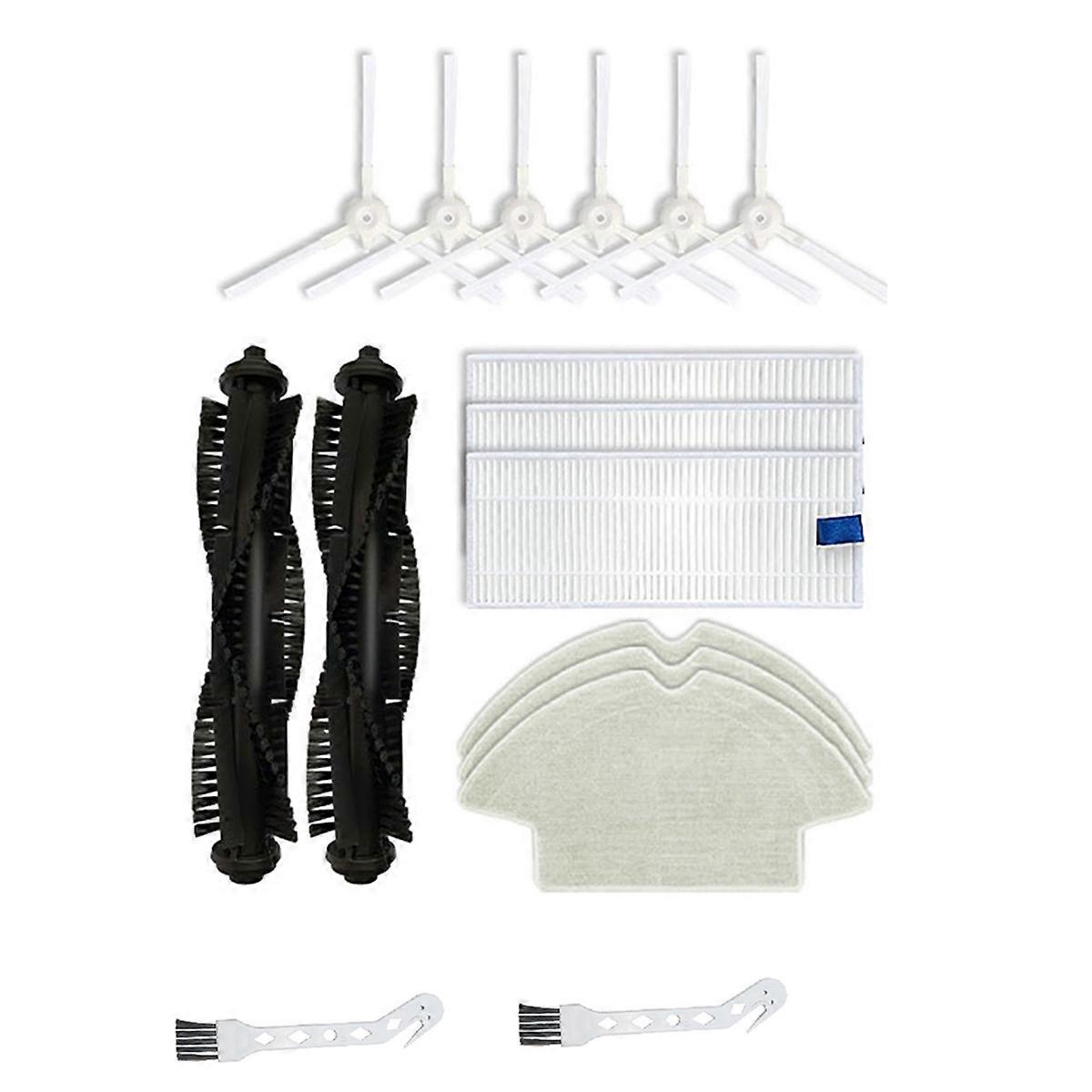 For X-Plorer Serie 75 RG7687 Sweeper Main Brush Filter Side Brush Rag Replacement Pack Brush