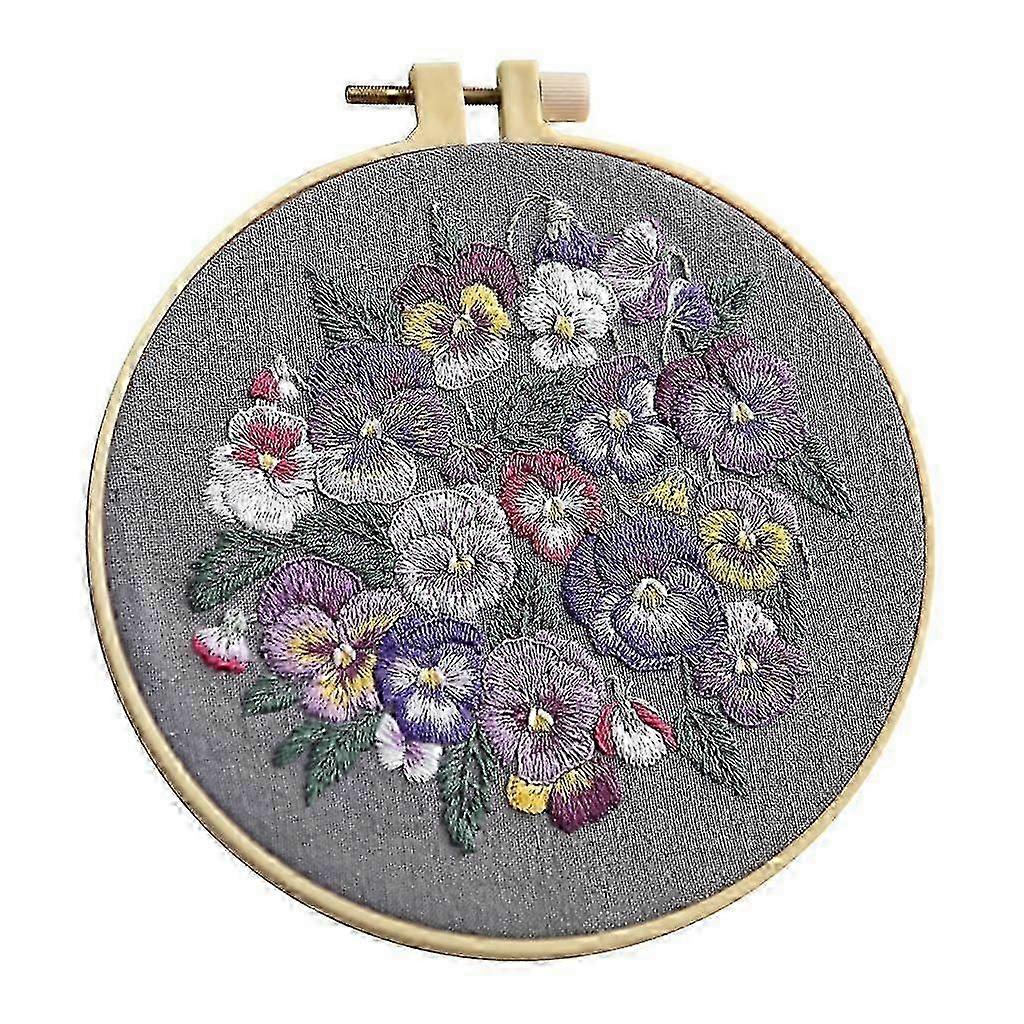 Embroidery Cross Stitch Kit Set for Beginners and Starters - Handmade DIY Craft Project for Creative Minds