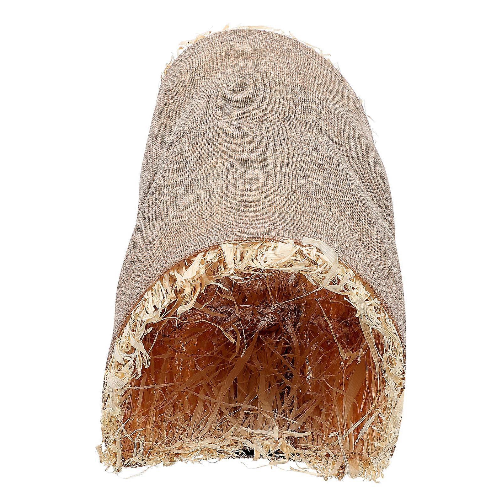 Pet Tunnel Toy for Small Animals Green Synthetic Material Durable Hideout 7 Inch Diameter