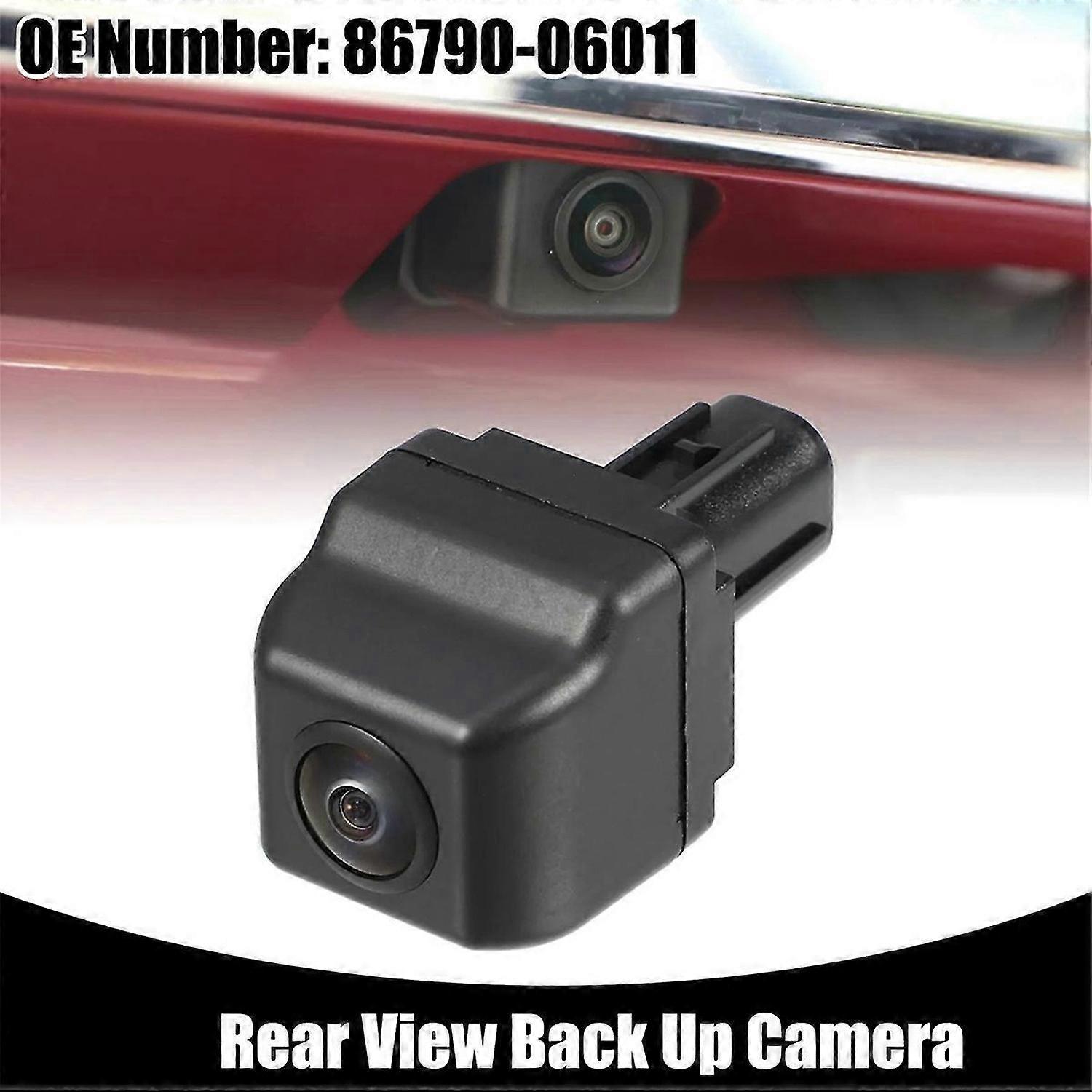 2Pcs Car Backup Rear View Camera 86790-06011 for Toyota Camry Highlander 2006-2015 Reverse Parking A