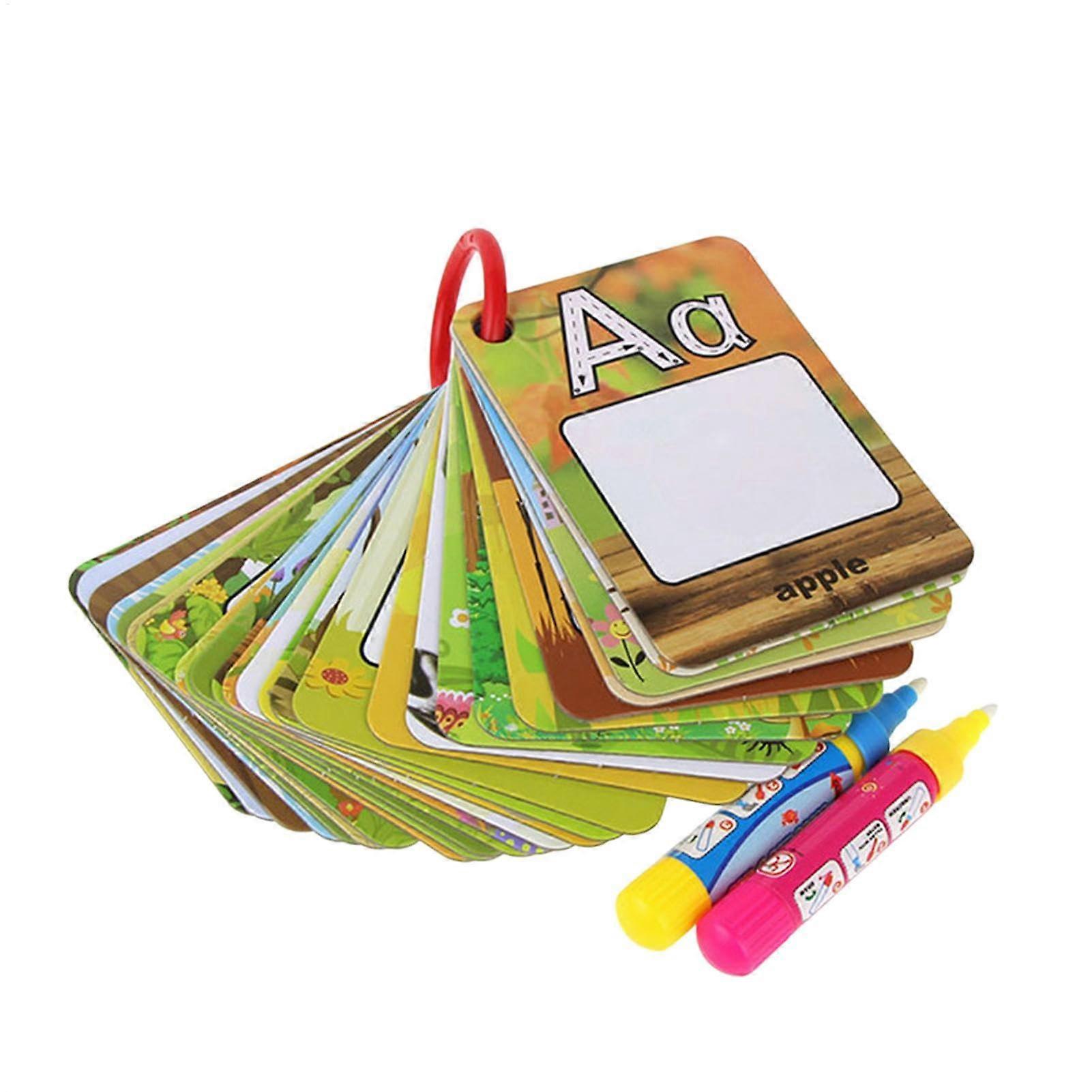Interactive Drawing Cards to Teach Alphabet Letters