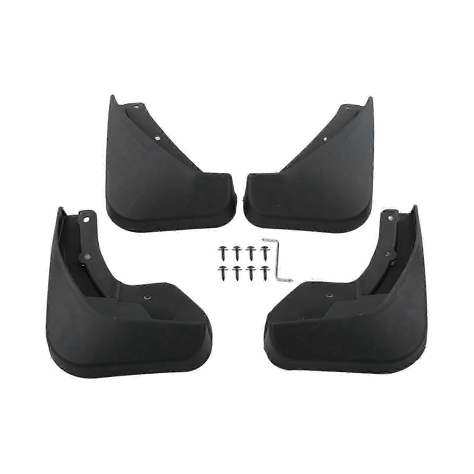 4Pcs/Set Car Mudflaps Front Rear Mudguards Splash Guards Black Replacement for Suitable for XC40 2018-2021