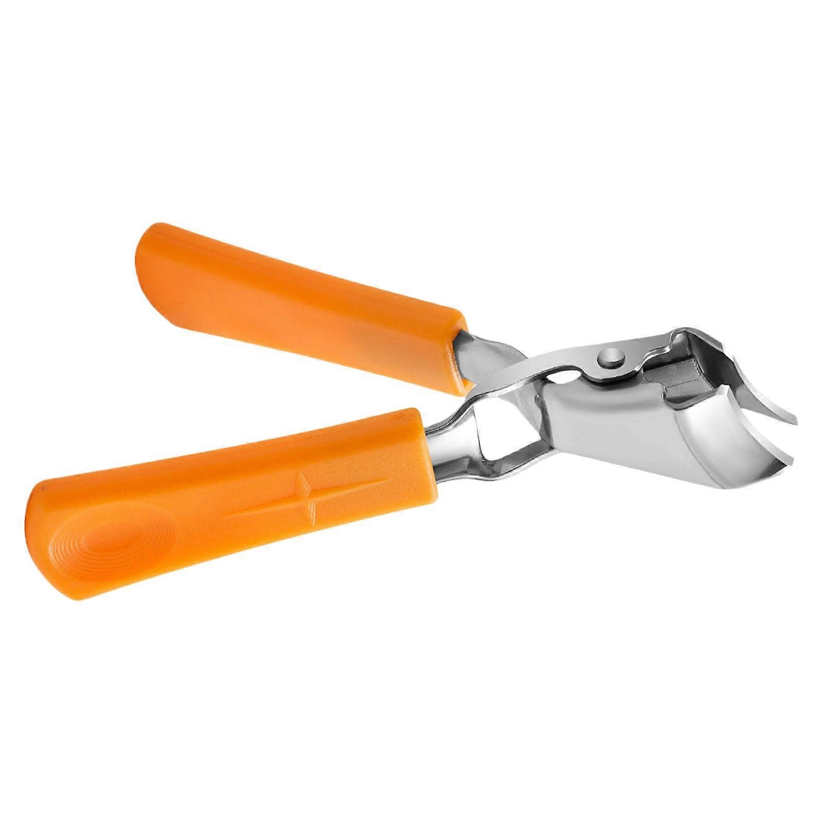 Uni-Nagelzange Nail Clipper for Finger and Toenails, Angled Tip, Anti-Splash Design, Professional Salon and Home Use