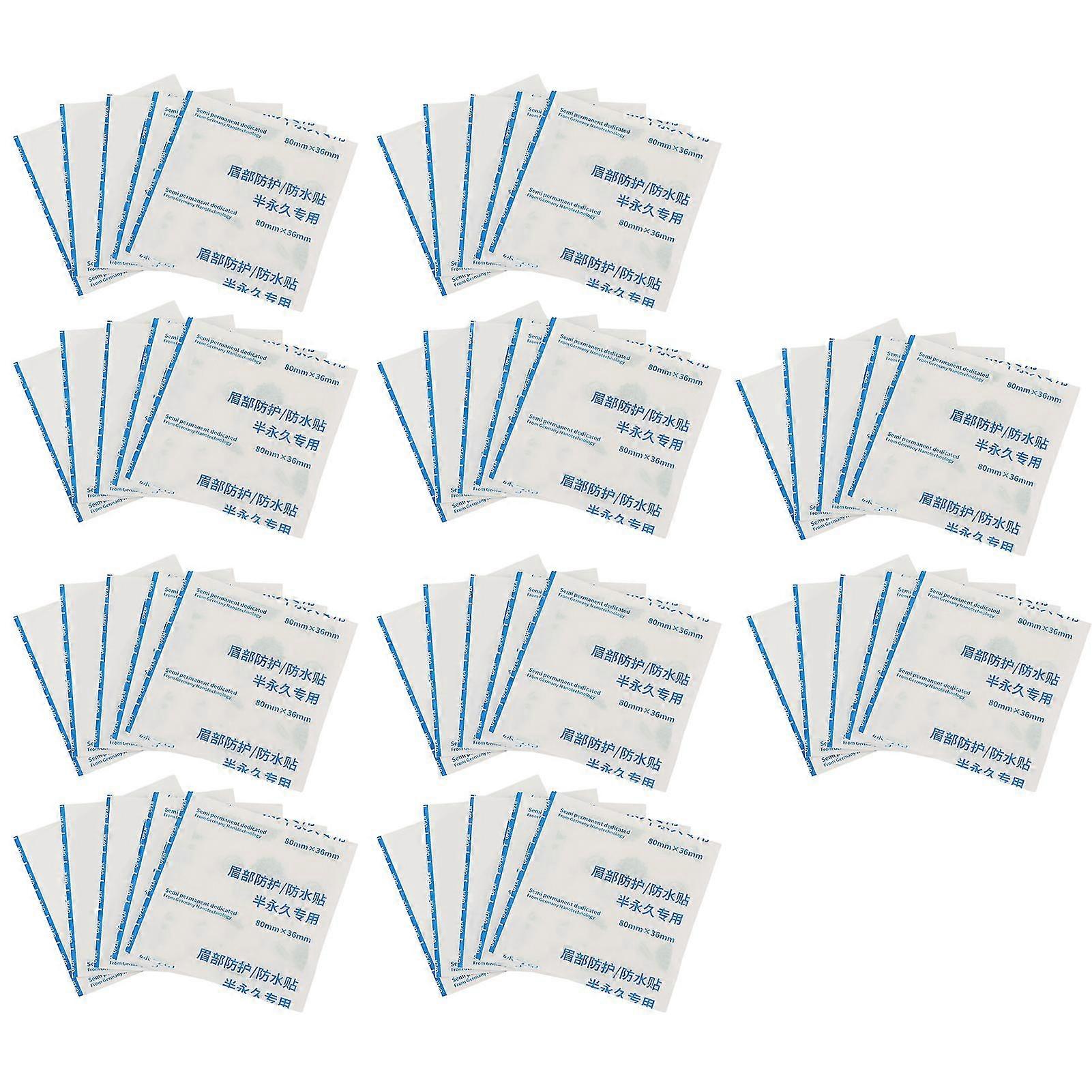 2025 50pcs Sourcil Tatouage Protection Bande Imperméable Sourcil Tatouage Après-Soin Pâte Tatouage Fournitures De Tatouage