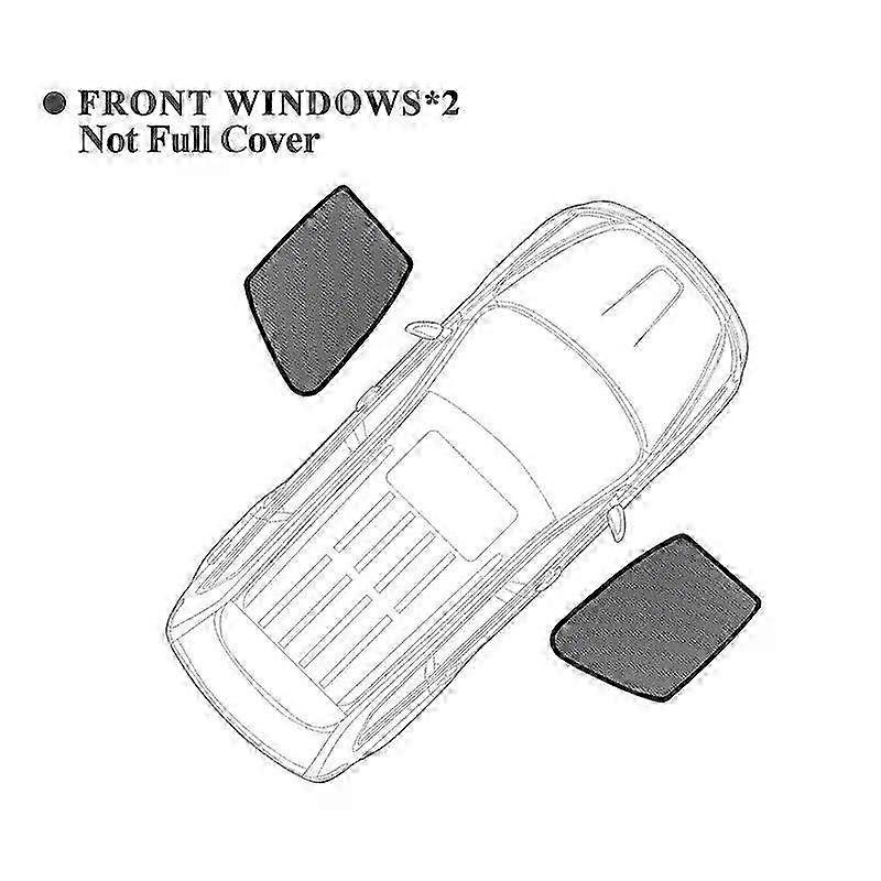 Front Windshield Frame Curtain & Rear Side Window Sun Shade for Mercedes Benz GLS X167 2020-2024 Models Car Sunshade
