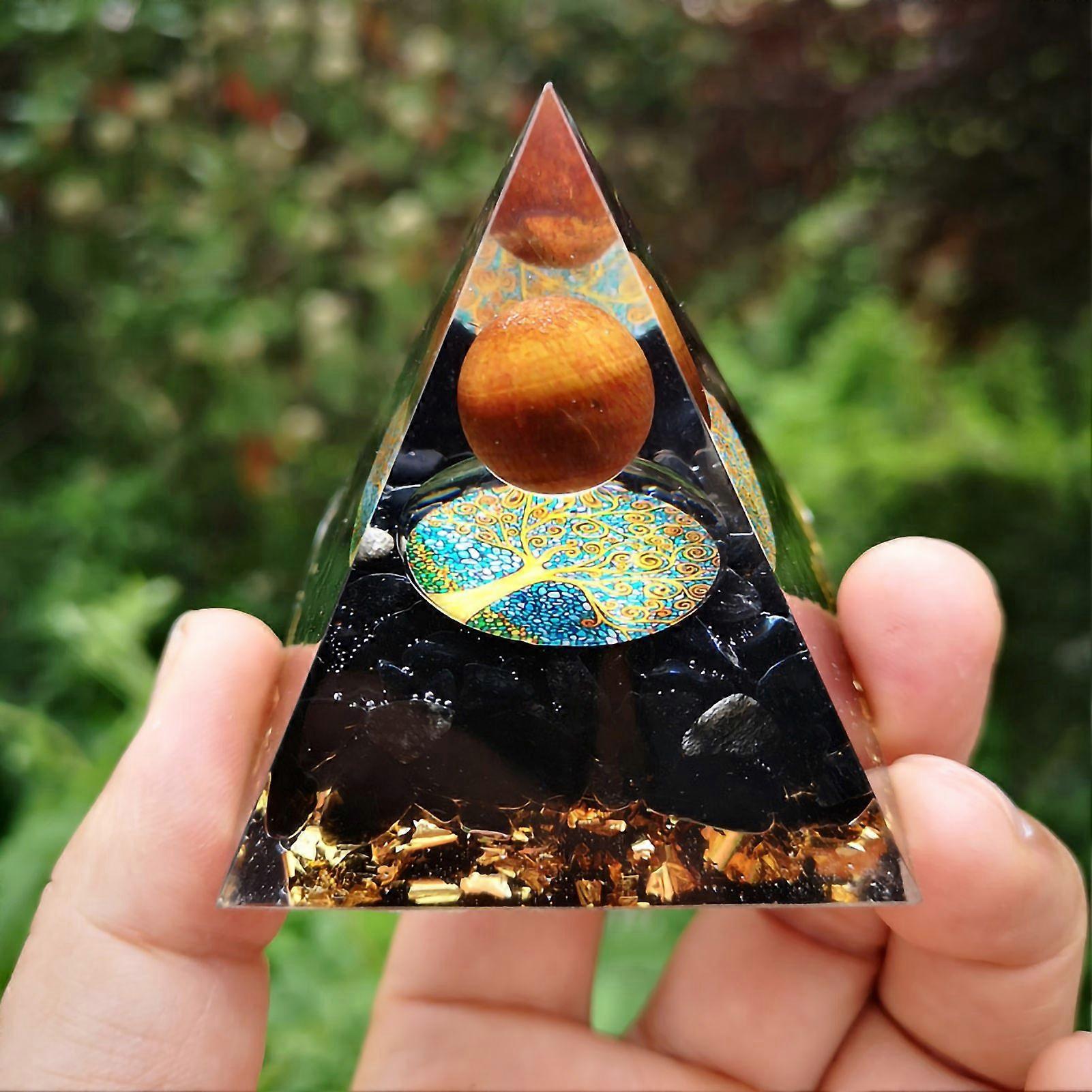2025 Latest Model  Orgone Pyramid Epoxy Process Exquisite Beautiful 5cm