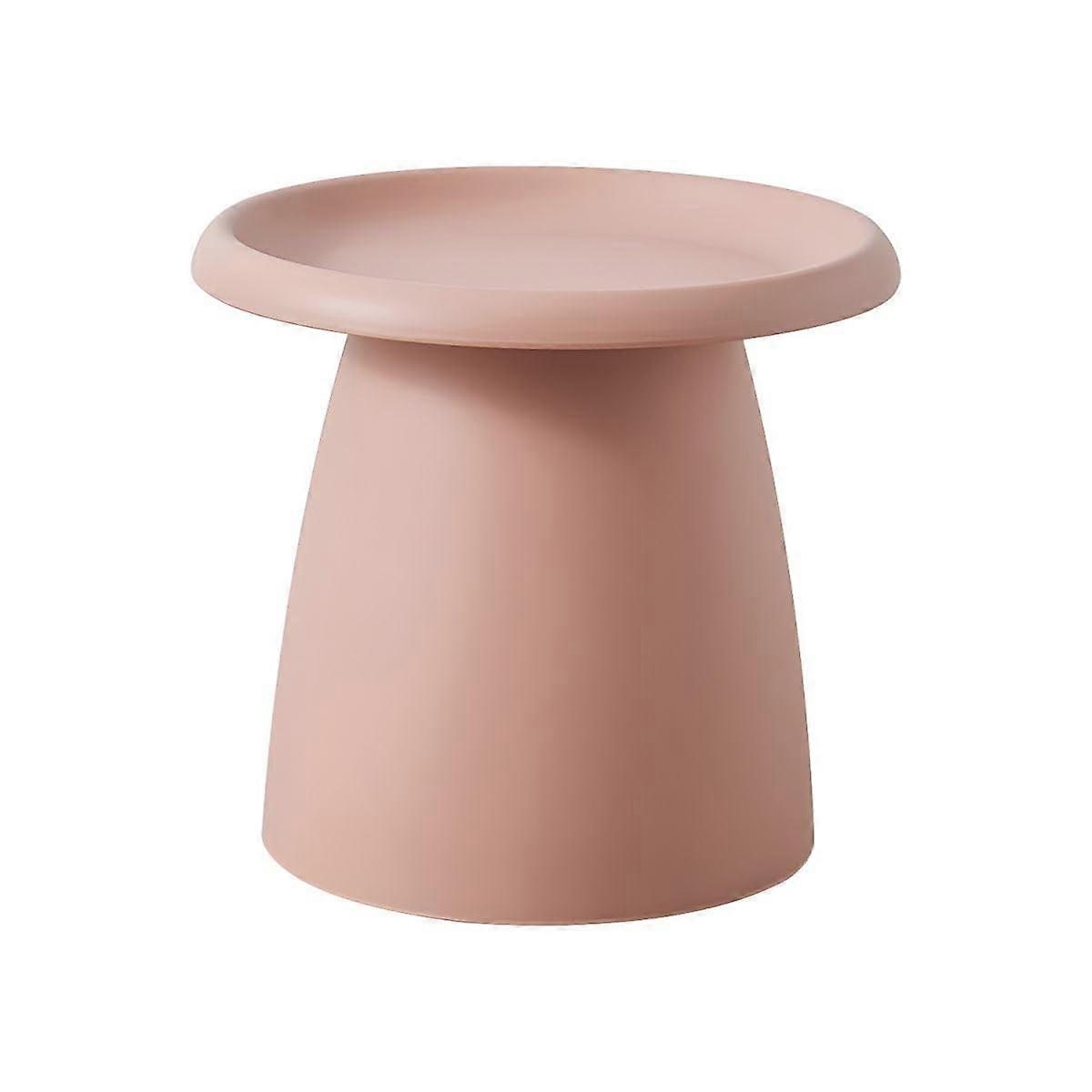 Nordic Round Coffee Table Modern Mushroom Shape Small Side Table Pink 20'x20'x18'