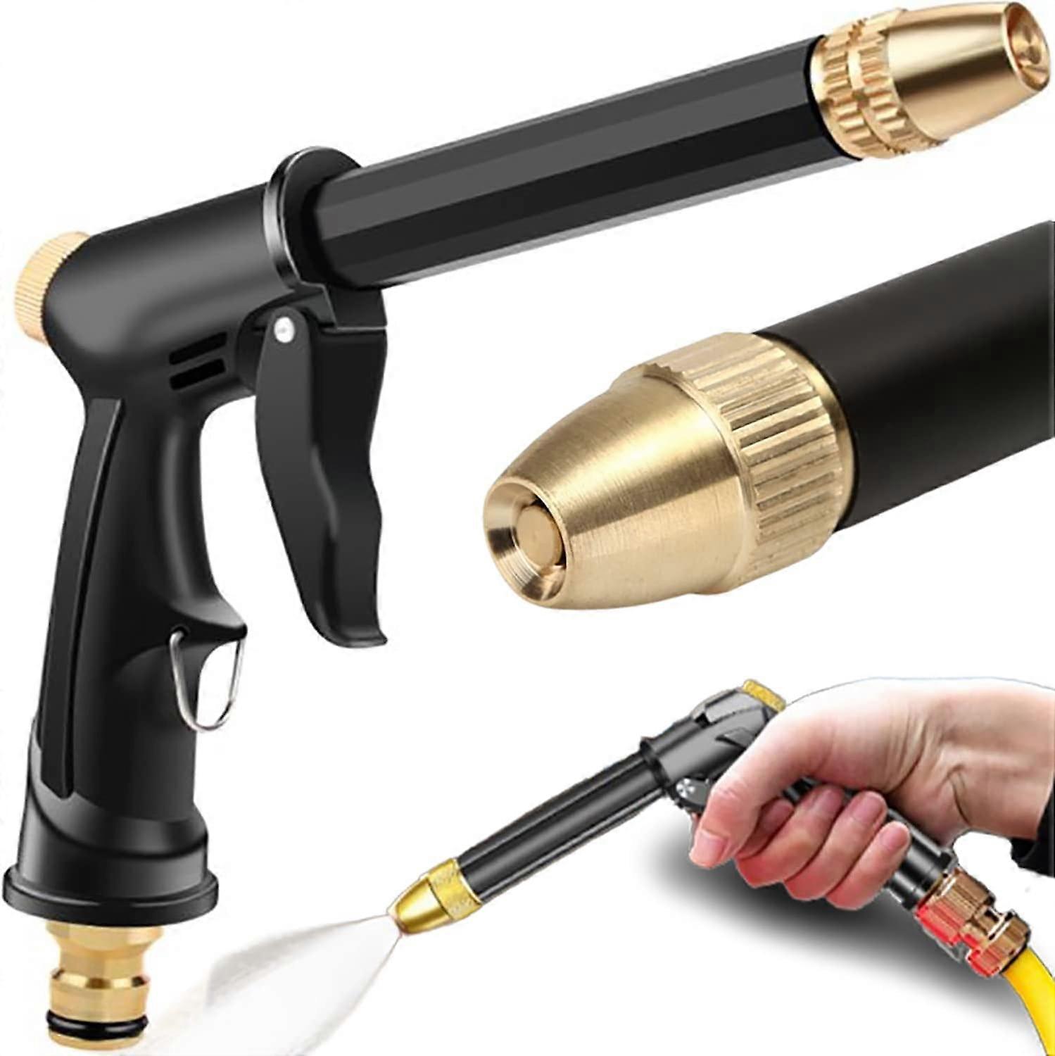 Garden Watering Gun, High Pressure Hose Sprayer, Garden Spray Gun