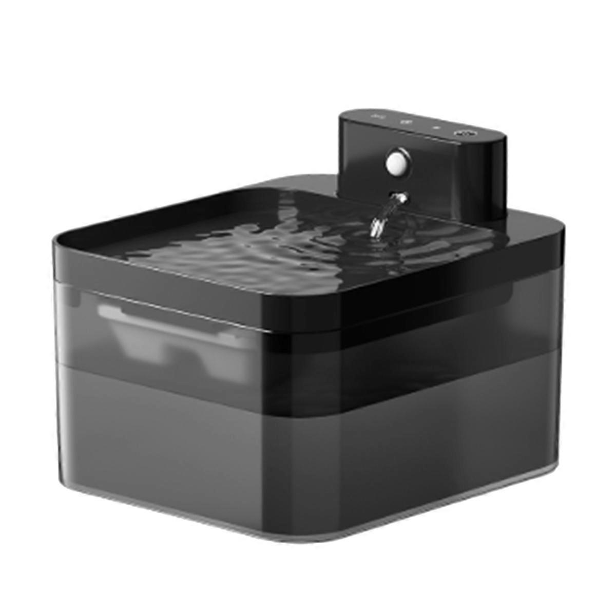 Pet Smart Induction Water Dispenser 2.2l Usb Charging Wireless Automatic Induction with Smart Ultra Quiet 3 Flow Mode