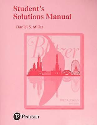 Student's Solutions Manual for Precalculus