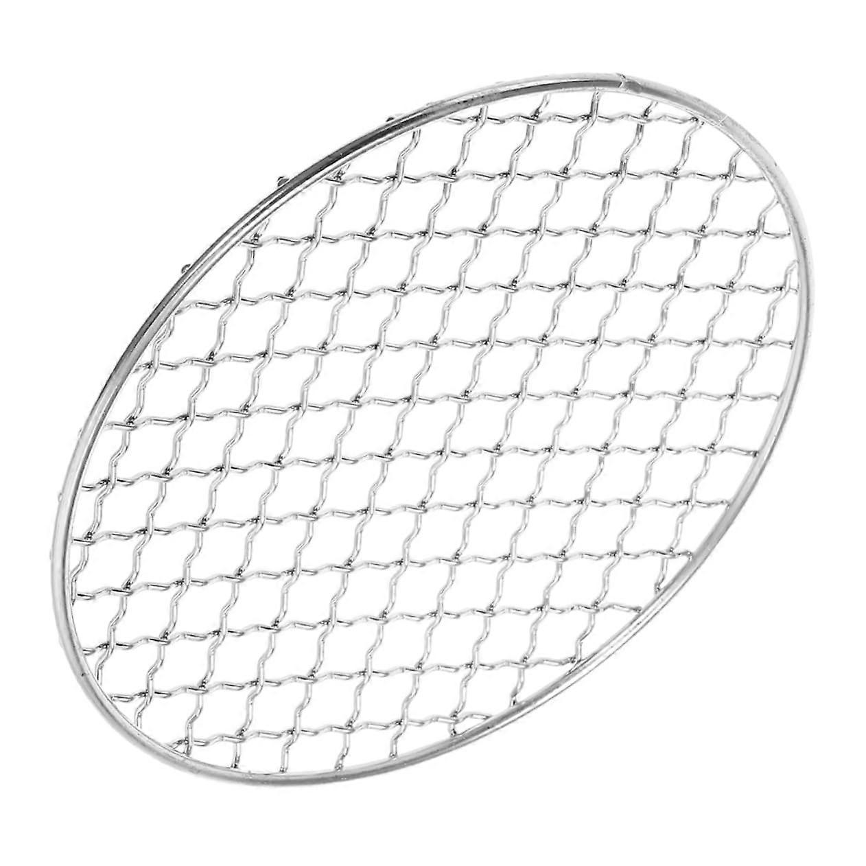 BBQ Grid Baking Rack Grill Baking Net Made of Stainless Steel Round Cooling Shelves