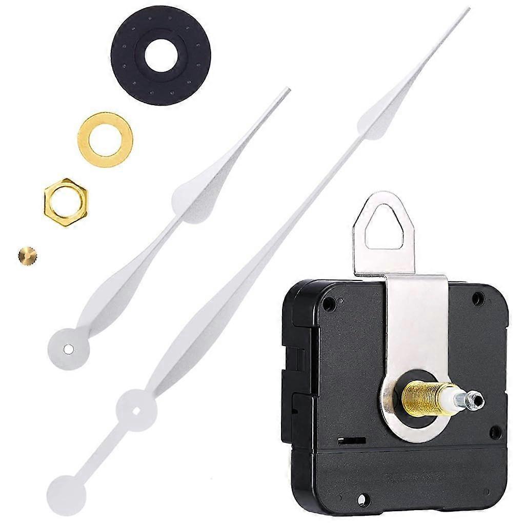 High Torque Clock Movement Replacement Part with Hands, Easy Install for DIY Wall Clock Making