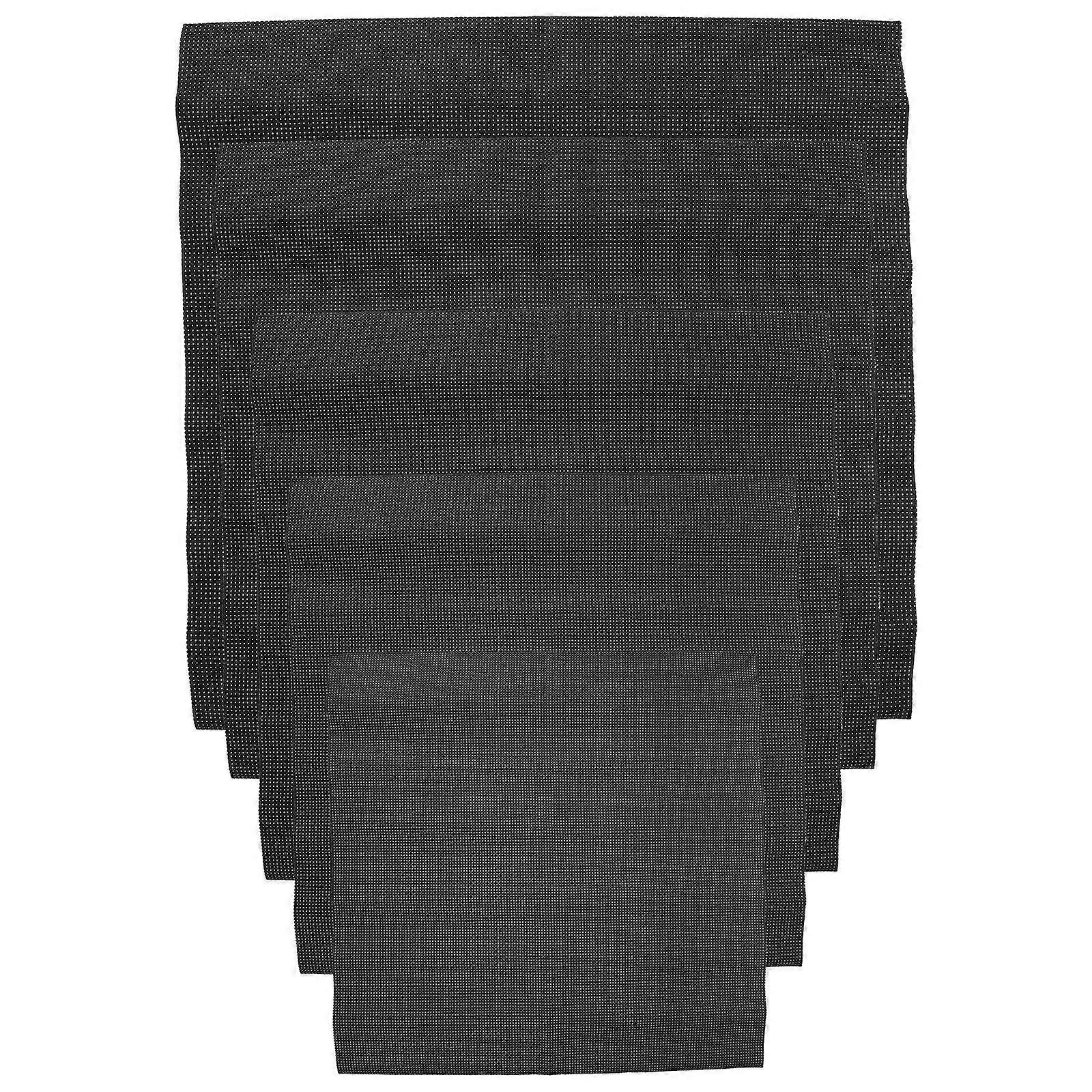 Embroidery Fabrics Thread Control Classic Craft Artistic Creation Black 5Pcs