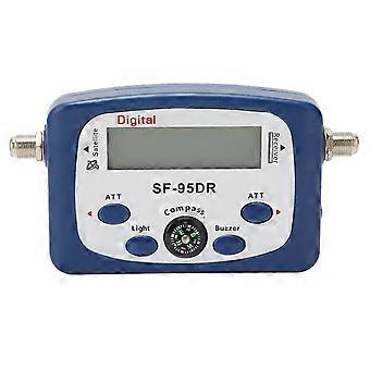 TV Signal Finder Professional High Sensitivity TV Antenna Signal Strength Meter avec boussole et son pour le réseau--
