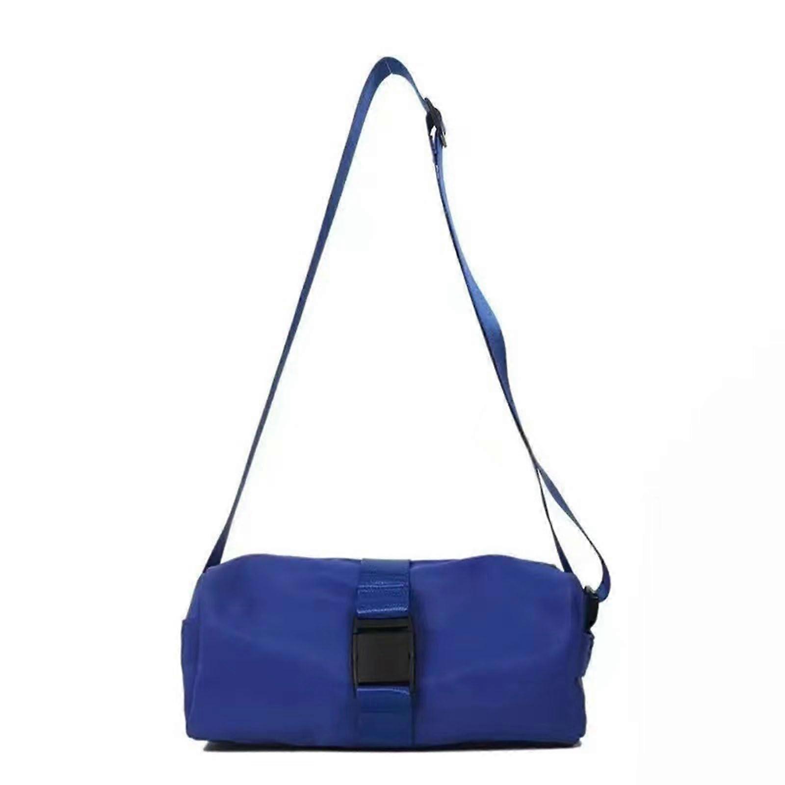 Crossbody Bag for Men and Women - Large Capacity Shoulder Tote, Solid Casual Style, Zipper Closure, Versatile Hobo Handbag