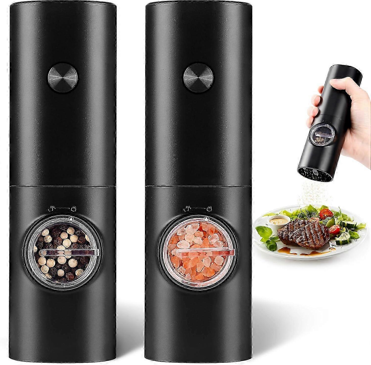 Electric Automatic Salt and Pepper Grinder Set for Cooking