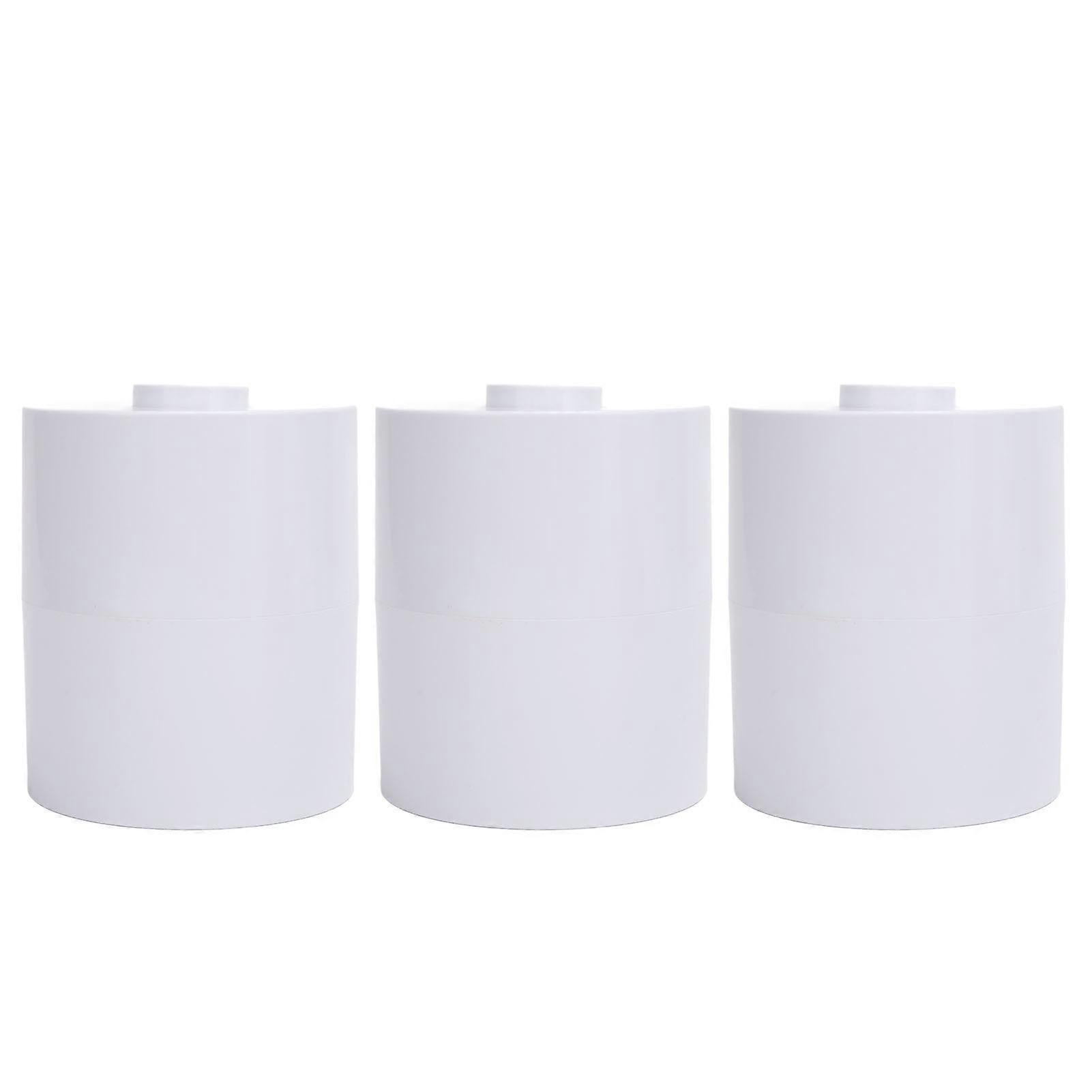 3pcs 200ML Eyelash Glue Storage Tank Leak Proof 3 Bottles Capacity Adhesive Jar Holder Glue Container for Lash Extensions White