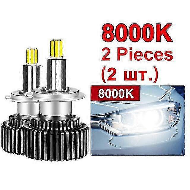 8000k-360 Degree LED Car Headlights Canbus Bulb 6000k 30000lm HB3 HB4 9005 9006 9012 HIR2 100w 4300k Turbo Mini Fog Light Lamps Suitable for