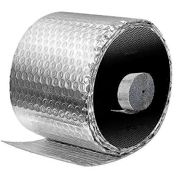 1 silver spiral faucet pipe insulation bubble wrap