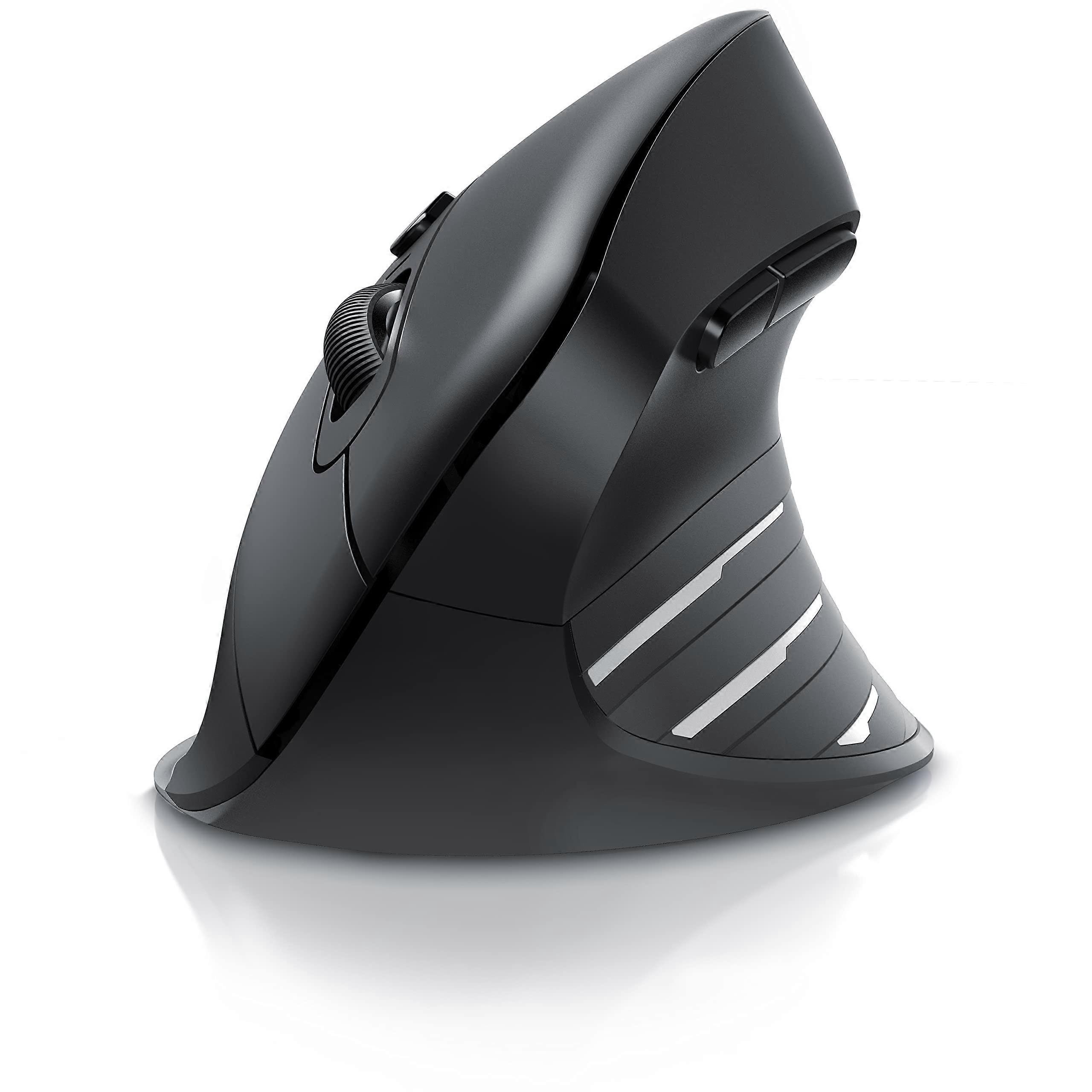Wireless Mouse Vertical Bluetooth 2.4 GHz USB Ergonomic Vertical Design 1000-2400 DPI Compatible with PC and Mac