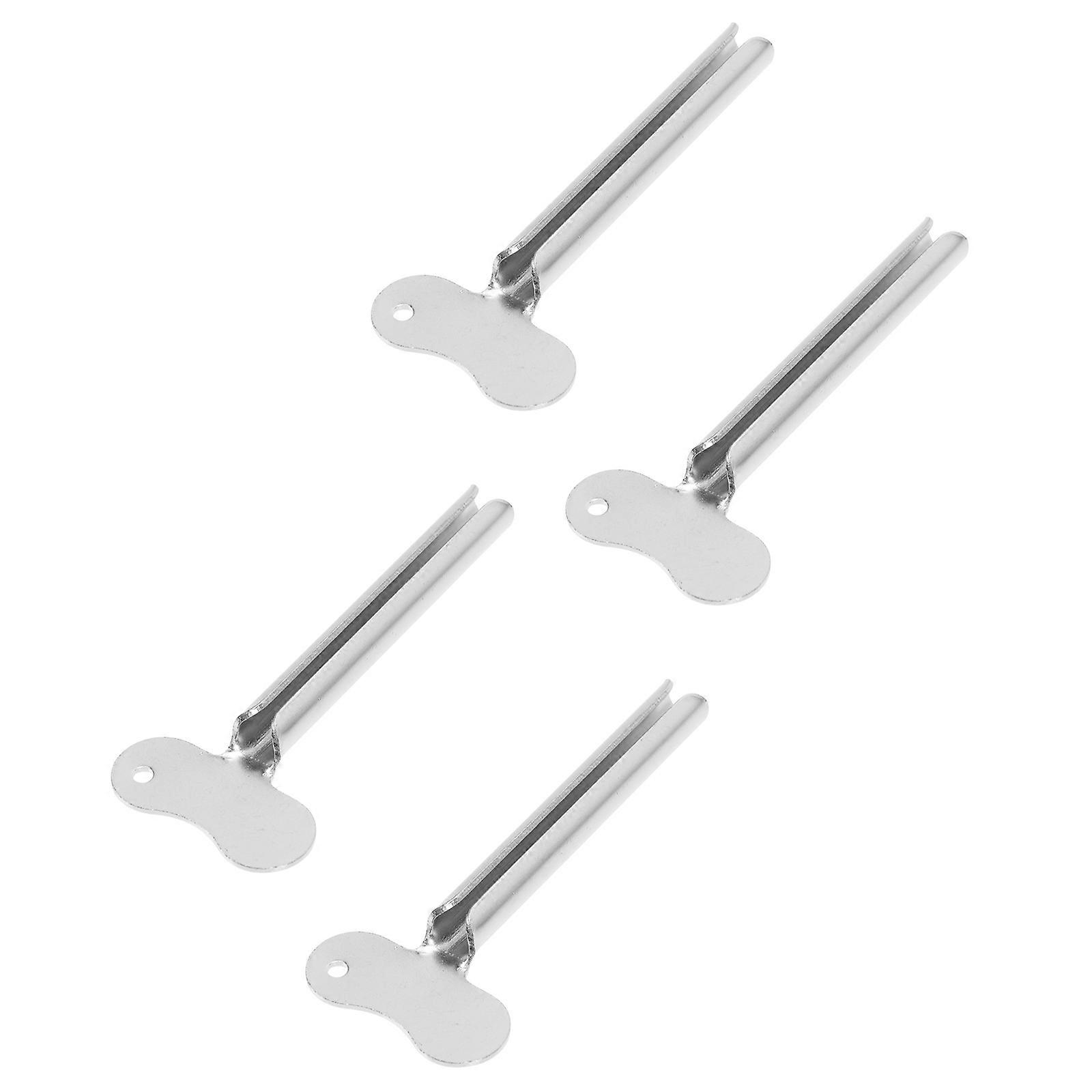 Toothpaste Squeezer Dispenser Metal Silver 8.00X3.30X1.00CM Squeezing Toothpaste Device Daily Use