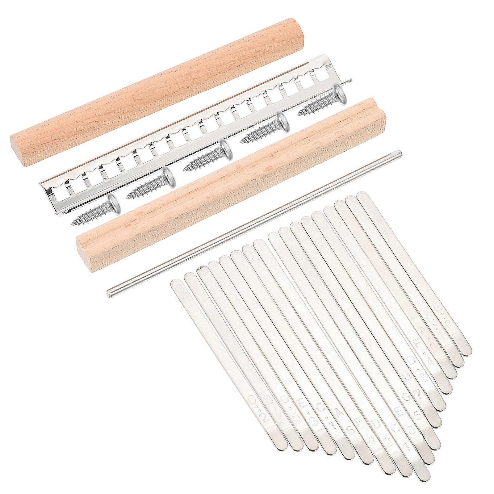 1 Set Tone Thumb Piano Replacement Kit with DIY Kalimba Accessories for Beginners – Sound & Easy Assembly for Music Lovers and Creative Projects