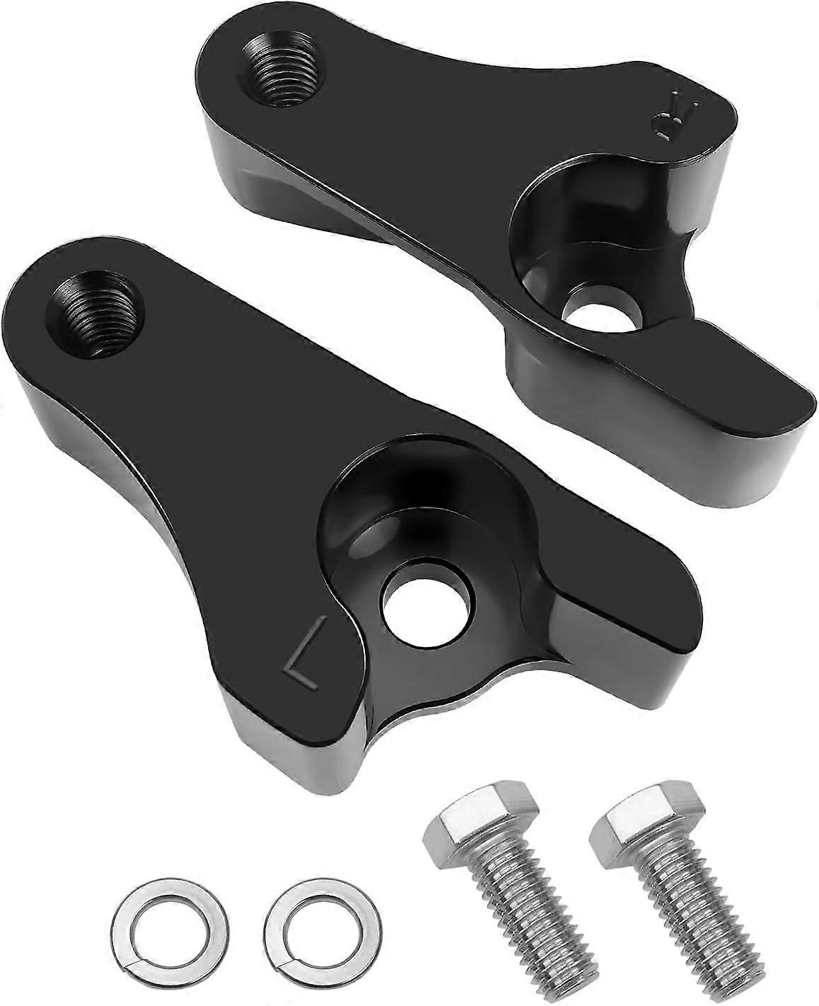 2 Inch Lowering Blocks Kit Fit for Harley Davidson Touring Road Glide Street Glide Electra Glide 2002-2022 Rear Slam Lowering Blocks Kit