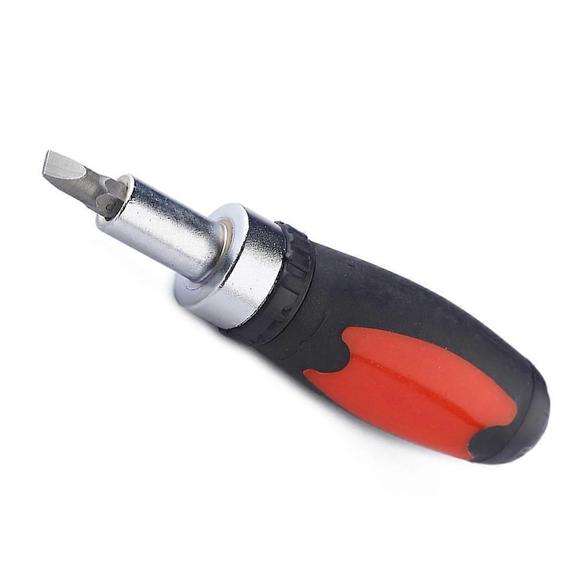 Screwdriver Handle with Bit Holder Function Made of Steel and Plastic for Electric Screwdriver Use Assorted Color 1/4 inch