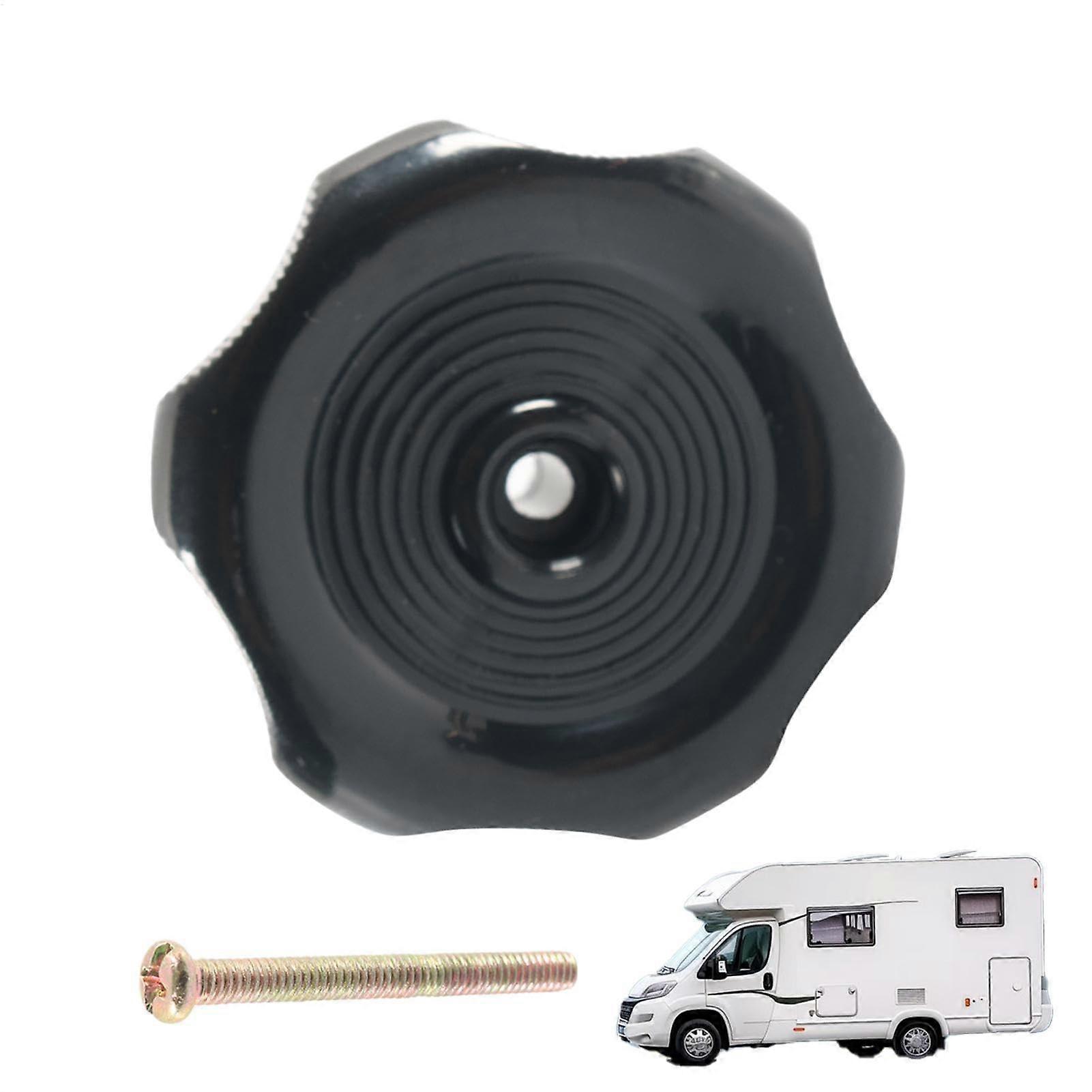 RV Window Latch Knob, 1 Inch Shaft, 21/4 Inch Diameter, Metal Design, Easy Grip