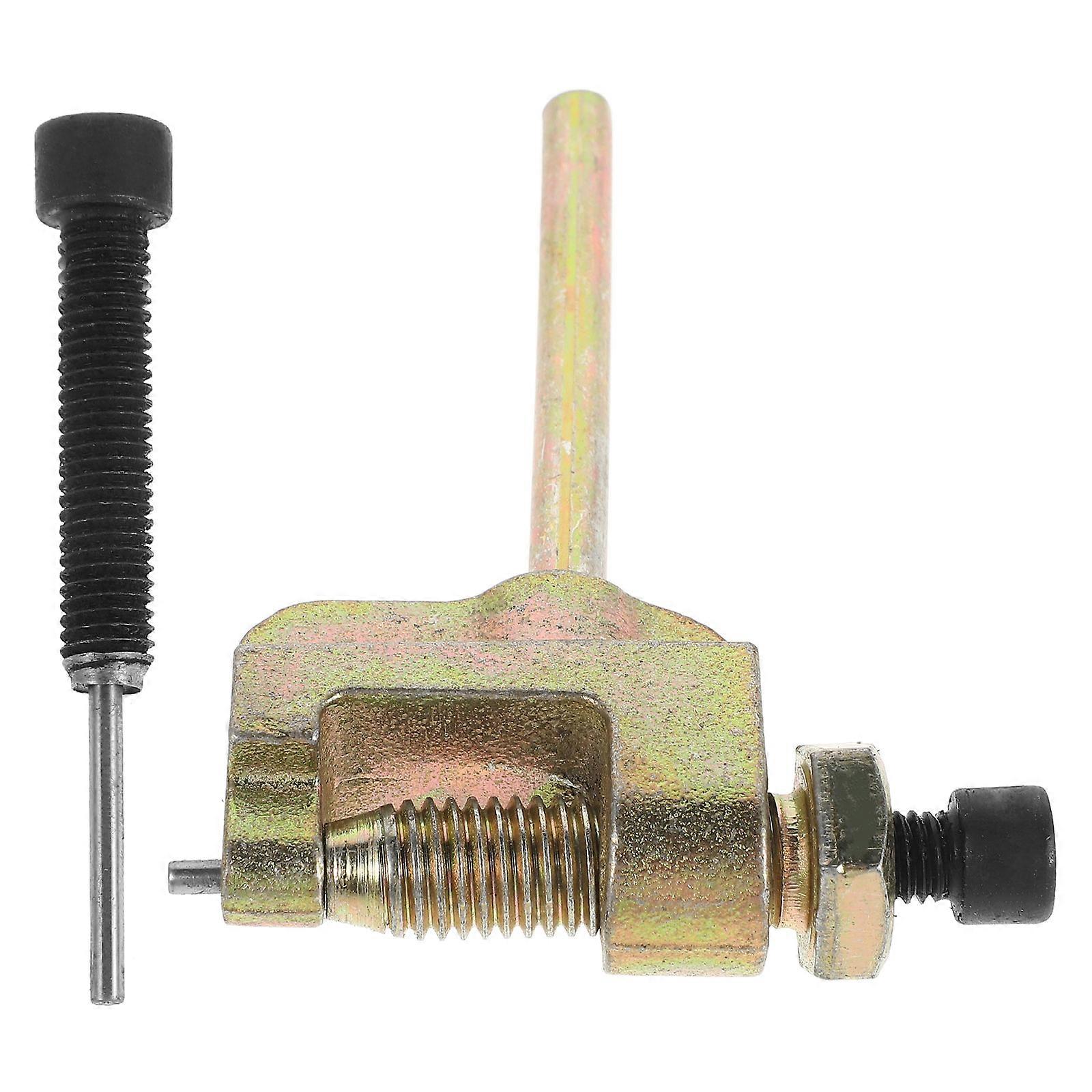 Golden Hardened Alloy Steel Chain Remover Tool for Motorcycle Use 1 Set