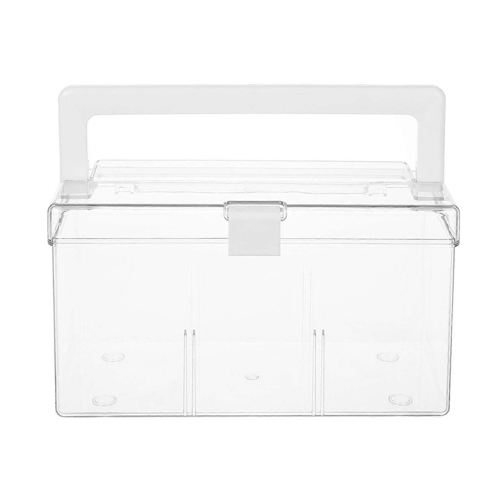 Card Storage Box Acrylic Storage Box For Card Collectors School Use 21.00X12.00X12.00CM 1Set