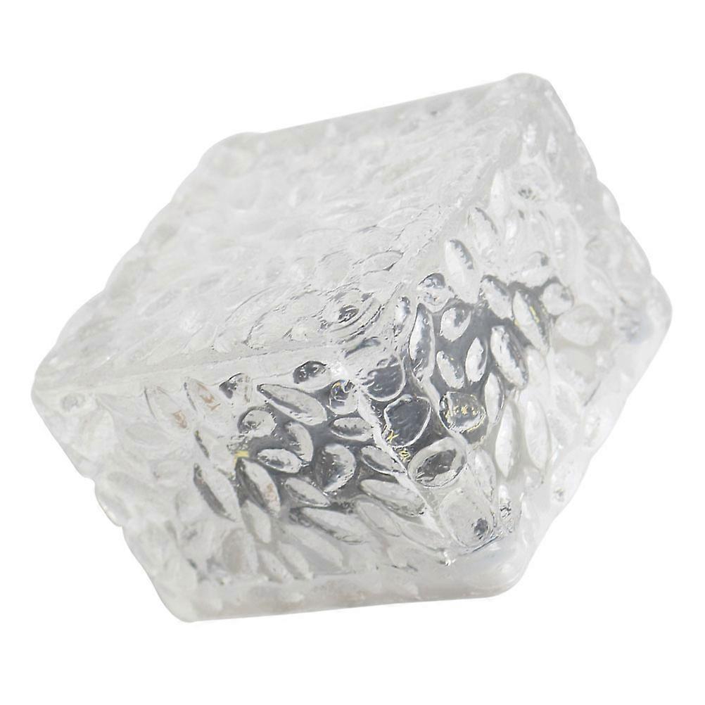 1Pc Solar Powered Waterproof Brick Light for Outdoor Use in Garden Color White with Durable Plastic Material