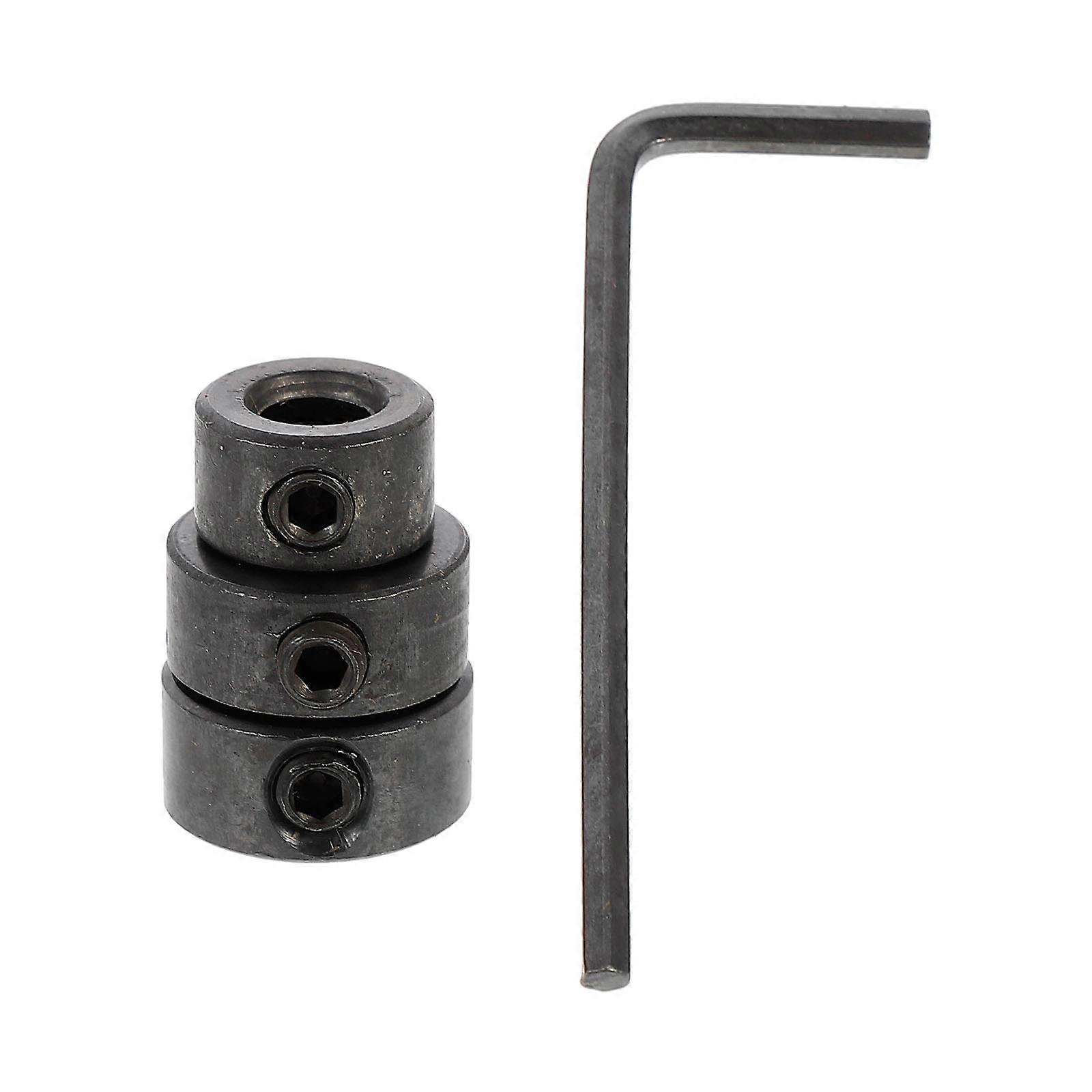 Drill Depth Stop Collars with Positioner Locator in Black for Woodworking 1 Set