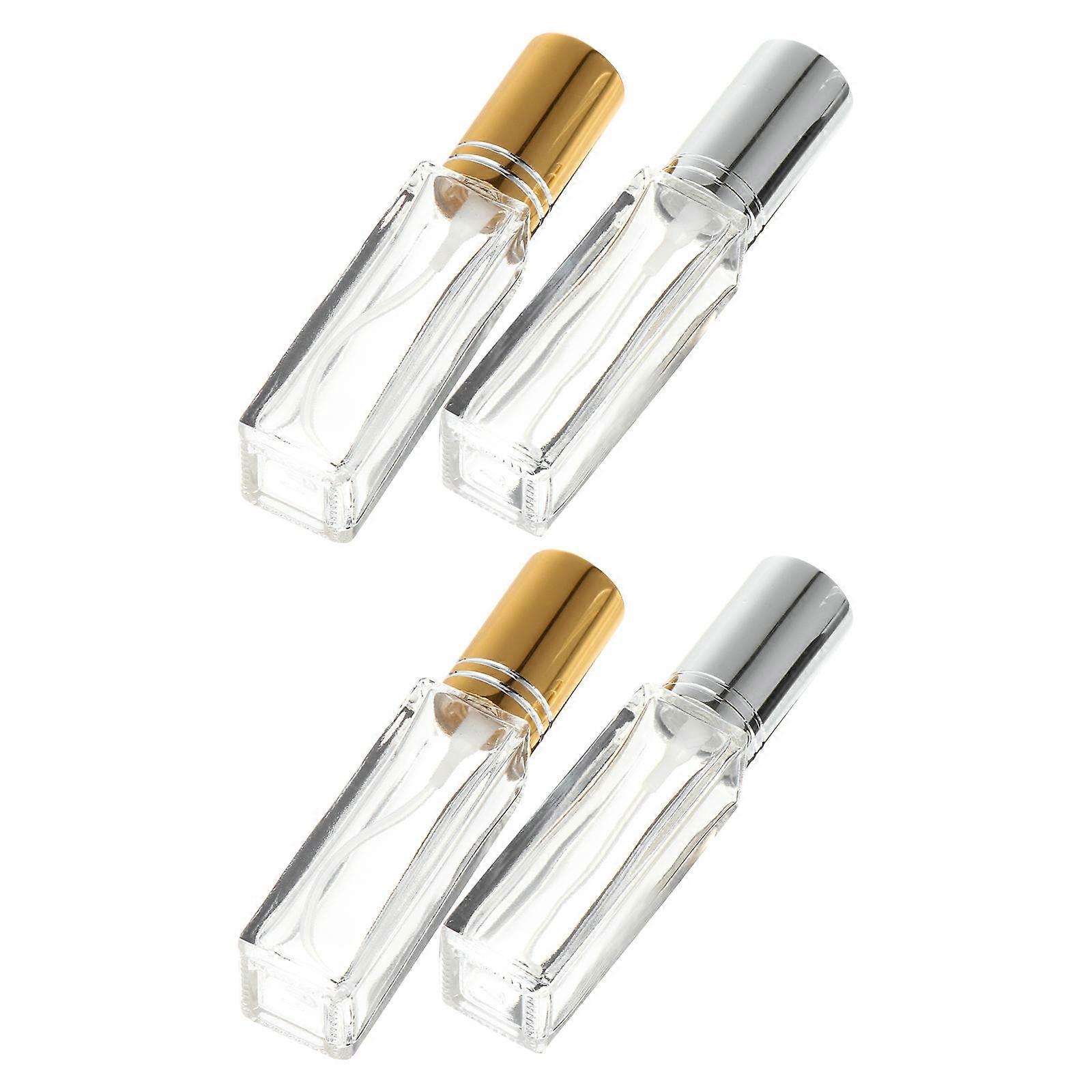 Assorted Color Mini Refillable Perfume Atomizer Bottle Pack Of 4 Suitable For Cosmetic Users And Organizing Vanity Tables
