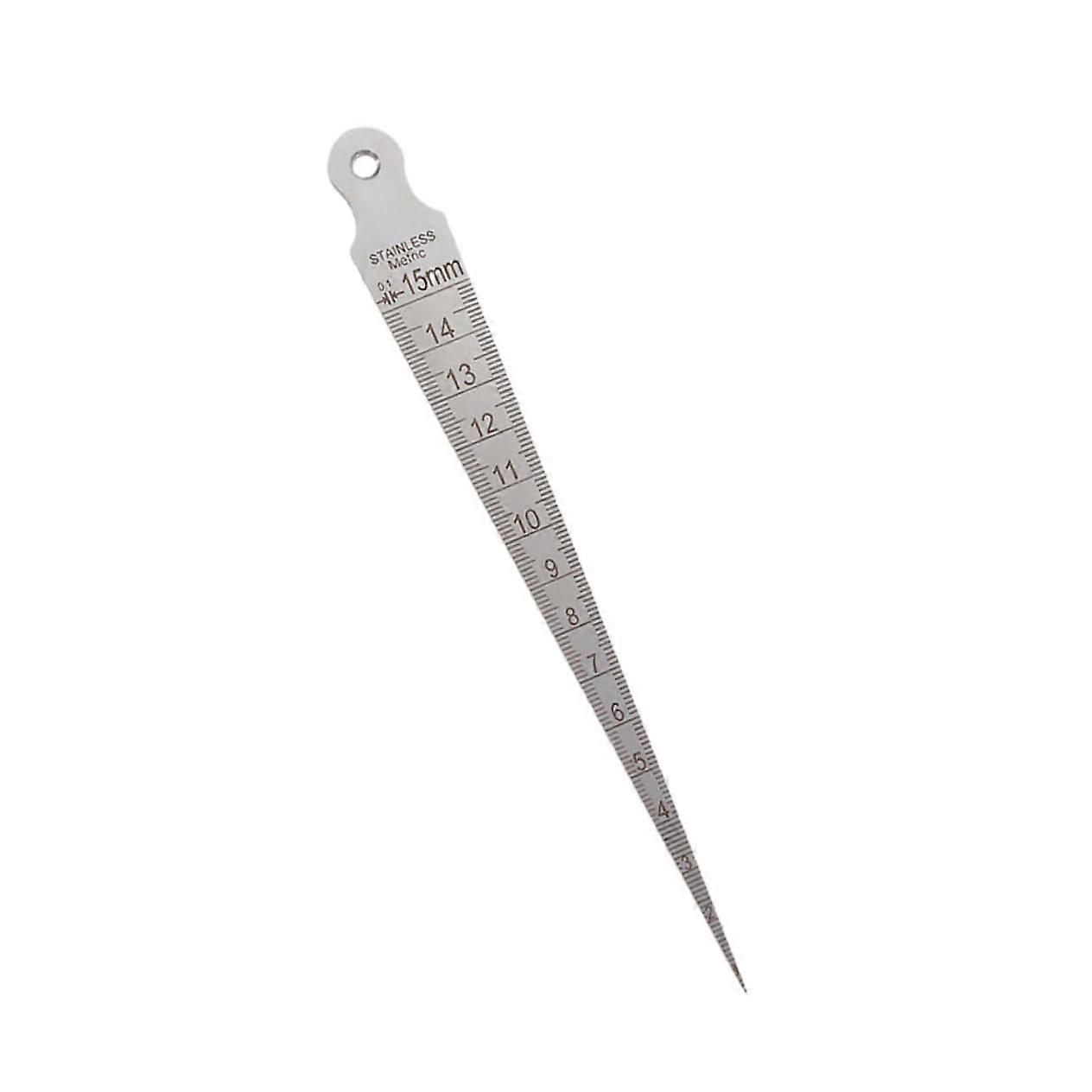 Conical Welding Gauge Ruler Stainless Steel For Pore Size And Welding Depth Measurement Professional Inspection Tool