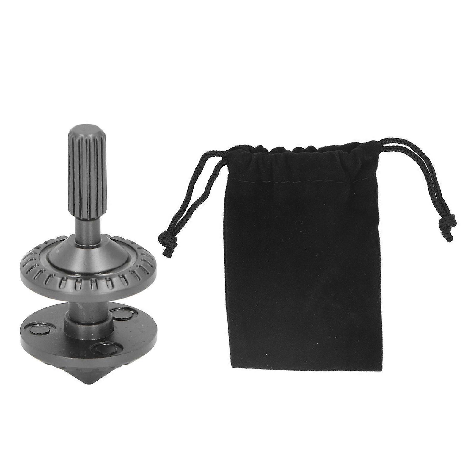 Replacement for R188 Fingertip Gyroscope Alloy Stress Relief Hand Twist ADHD Bearing Rotation Toy Gray Green Light