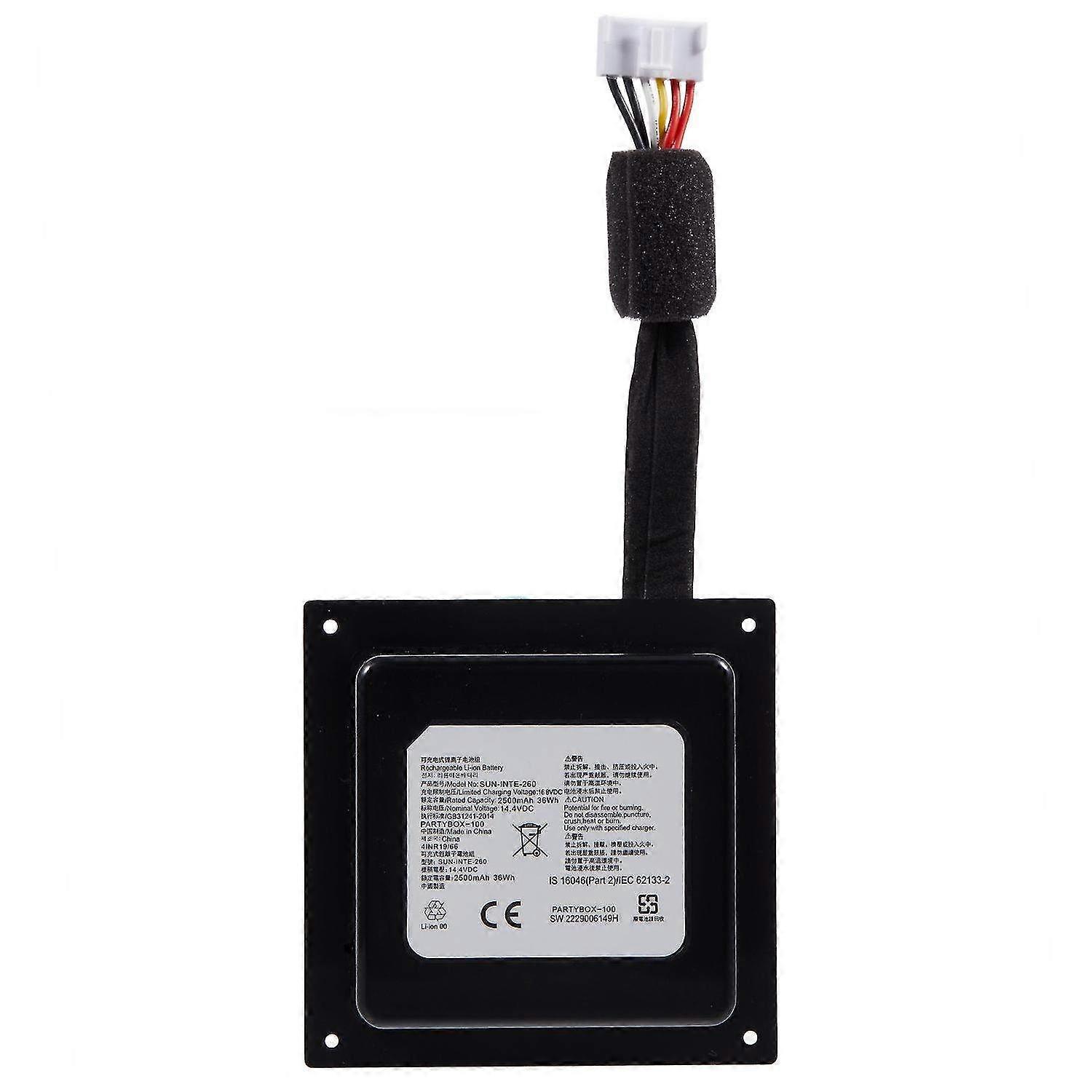 Batteria ai polimeri di litio 14,40 V 2500 mAh per JBL Partybox 100 (codice prodotto: SUN-INTE-260)