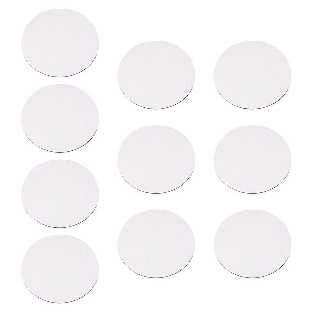 Round Oil Painting Board 10Pcs Premium Cotton Canvas Designed For Amateur Practice And Student Use