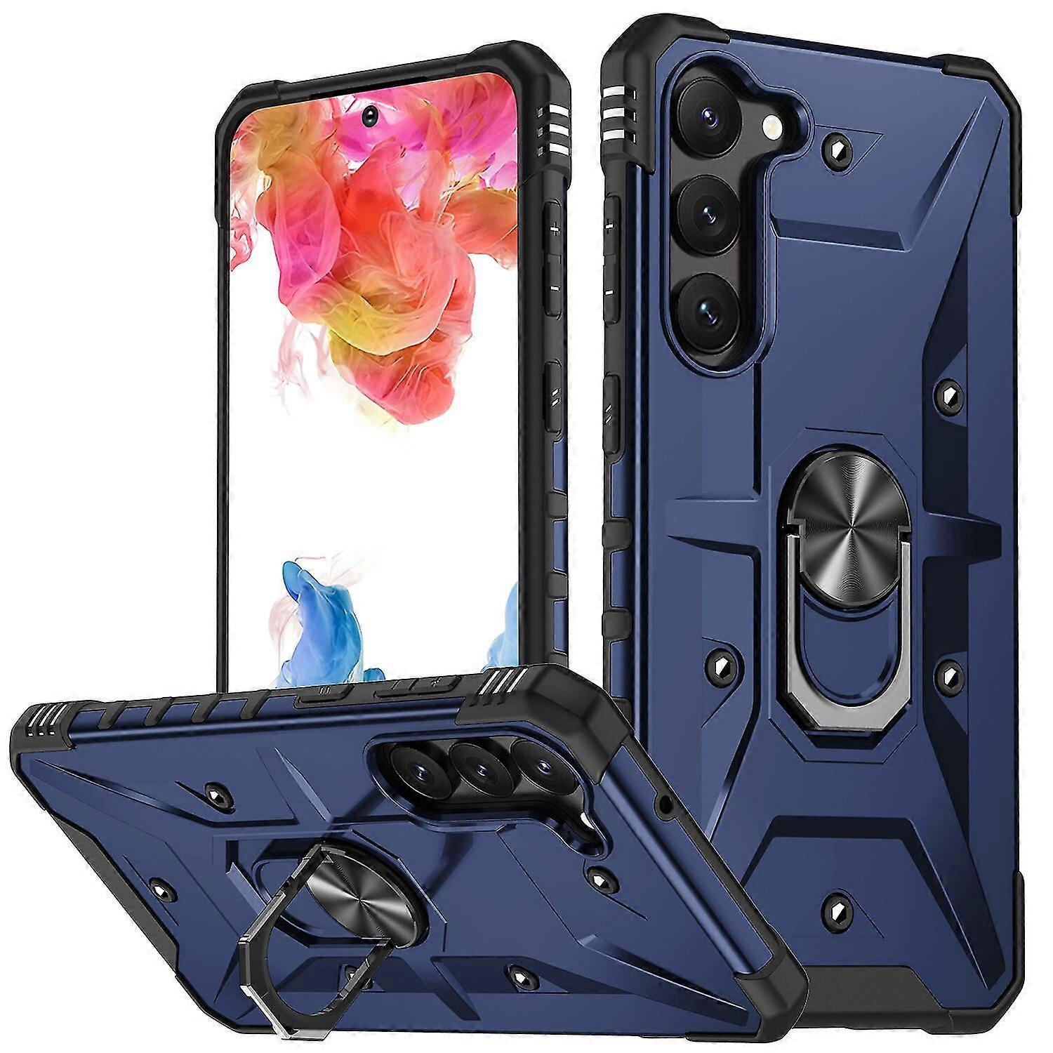 Shockproof Magnetic With Ring Holder Cover Case For