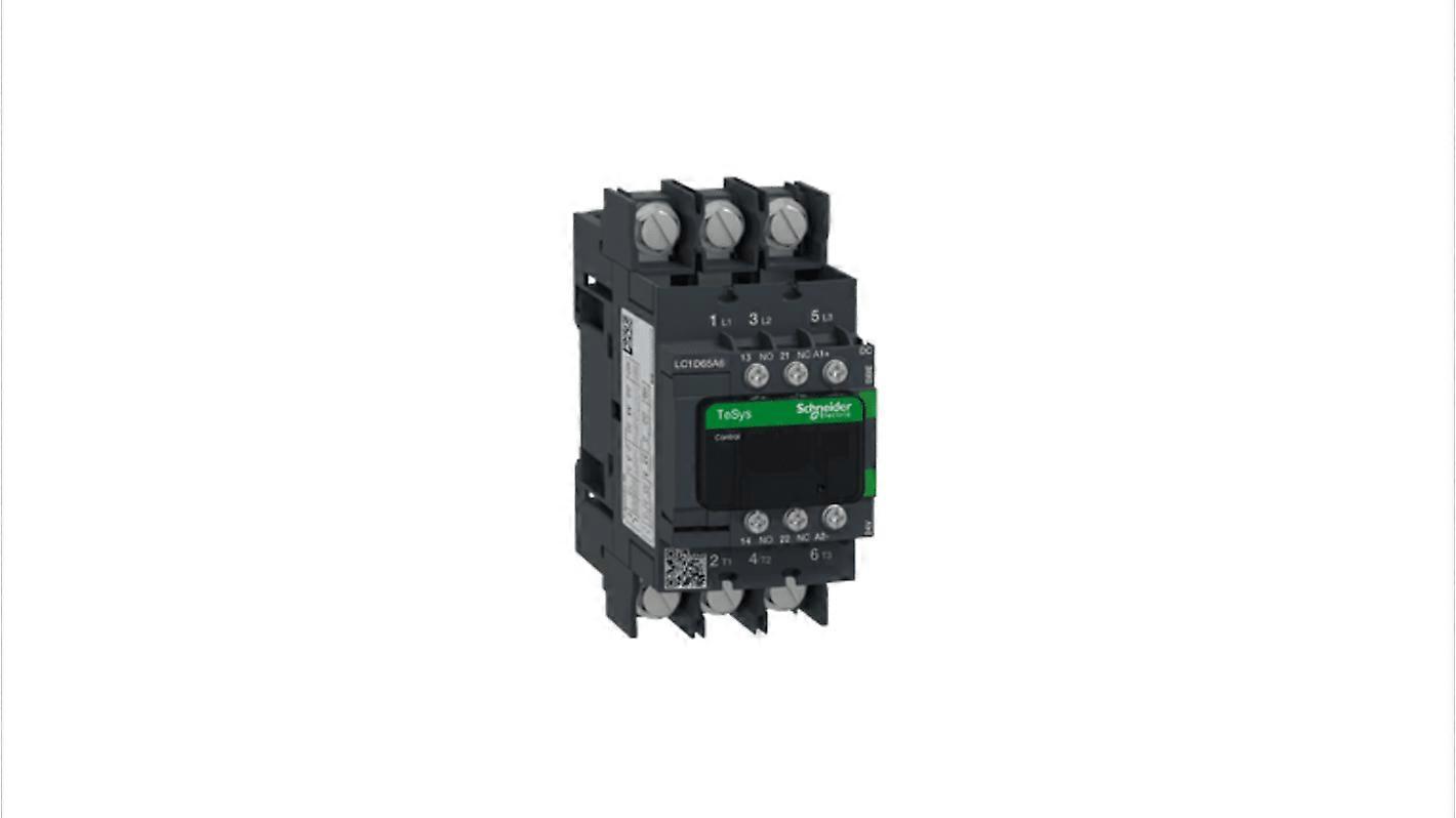 Schneider Contactor 65a 3-pole 1no+1nc Lc1d65a6bbe