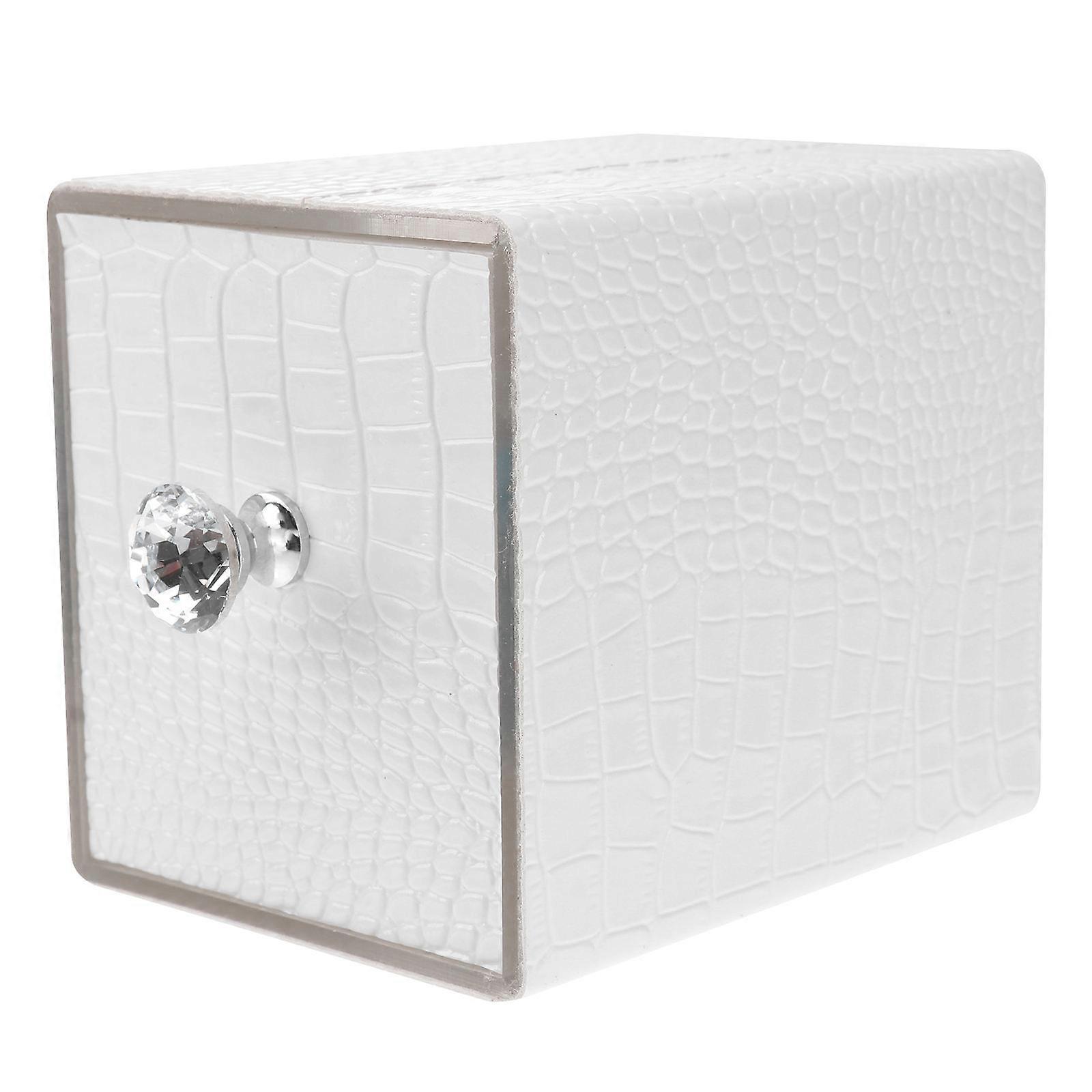 Nail Grinding Head Organizer Suitable For Manicure Tools With Aesthetic White Color And Storage Function 1Set