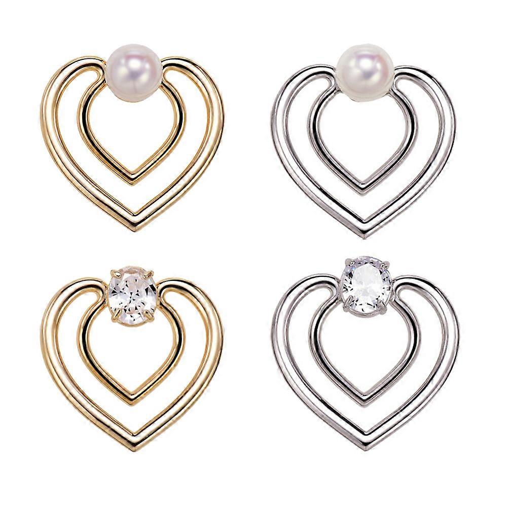 أبازيم ملابس متنوعة من سبائك الألوان للزينة بتصميم أنيق وقطع محمولة خفيفة الوزن