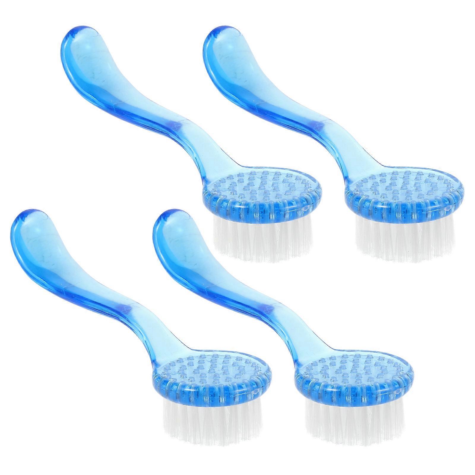 Here's a polished and professional product description based on your input:
**4pcs Face Cleaning Brush with Deep Pore Exfoliating Bristles –