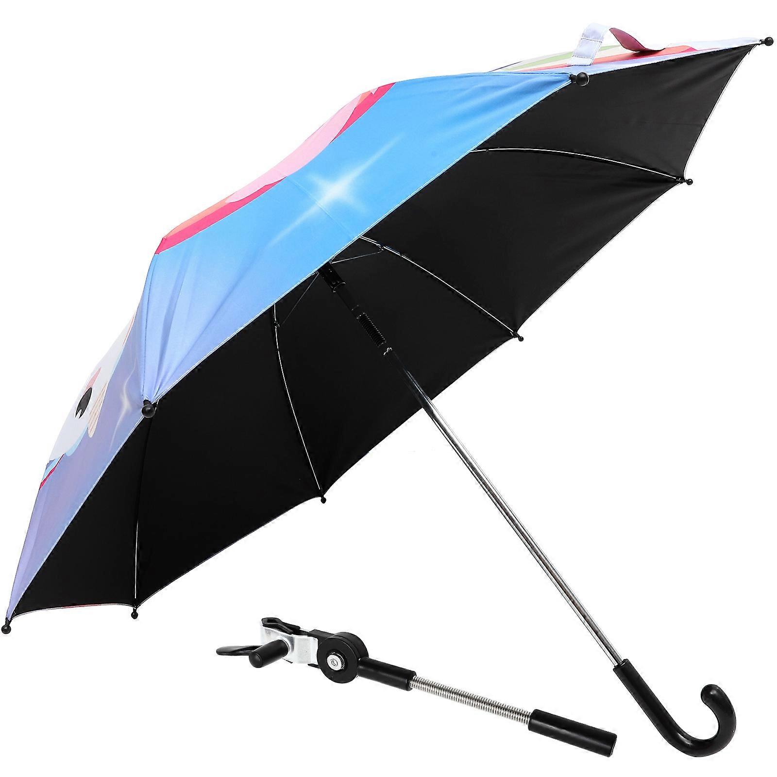 Durable Sun Umbrella For Baby Stroller Beach Chair 55.5X81CM Practical Design 1 Set