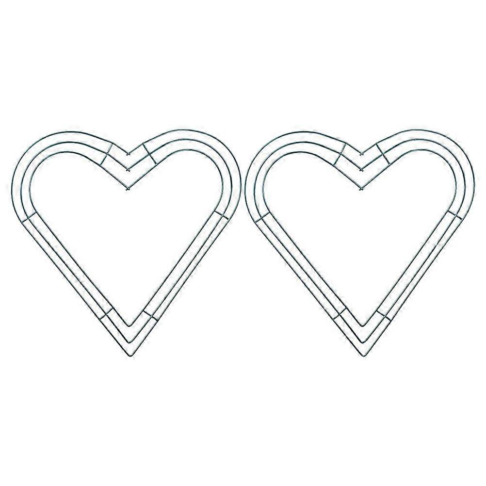 It sounds like you're referring to a product listing or description for **Heart Shaped Metal Wreath Frames**. Here's a polished and detailed version