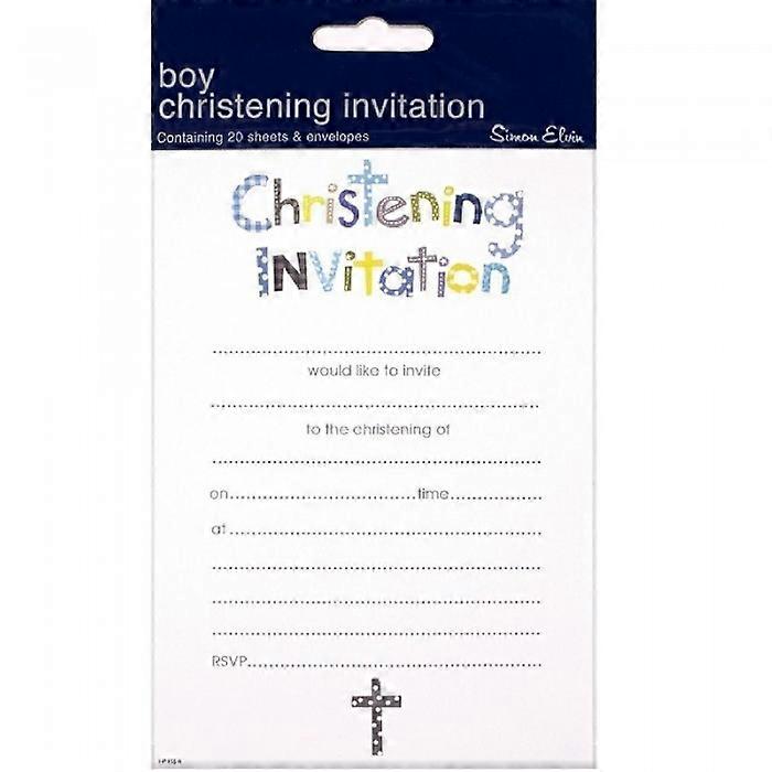 Simon Elvin Christening Hanging Pad (Pack Of 10)