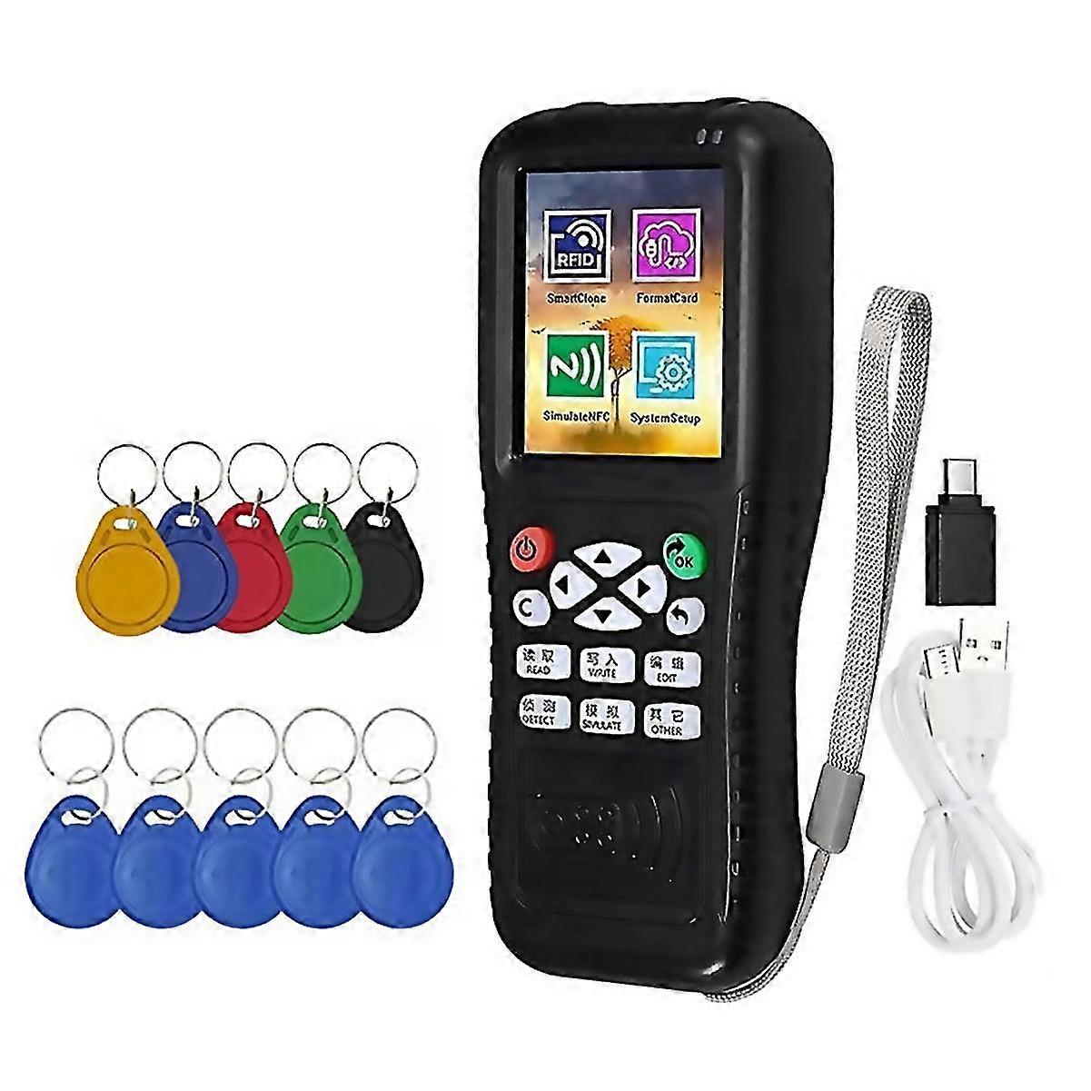 For x100 rfid nfc smart card reader writer5 x uid5200 keychain