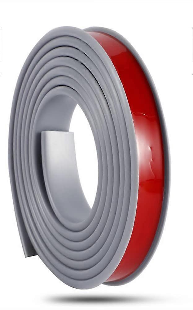Edge Tape TPE Self-Adhesive U-Shape Edge Protector 16mm Grey 1m Plywood Cabinet Edging For Repair And Restoration