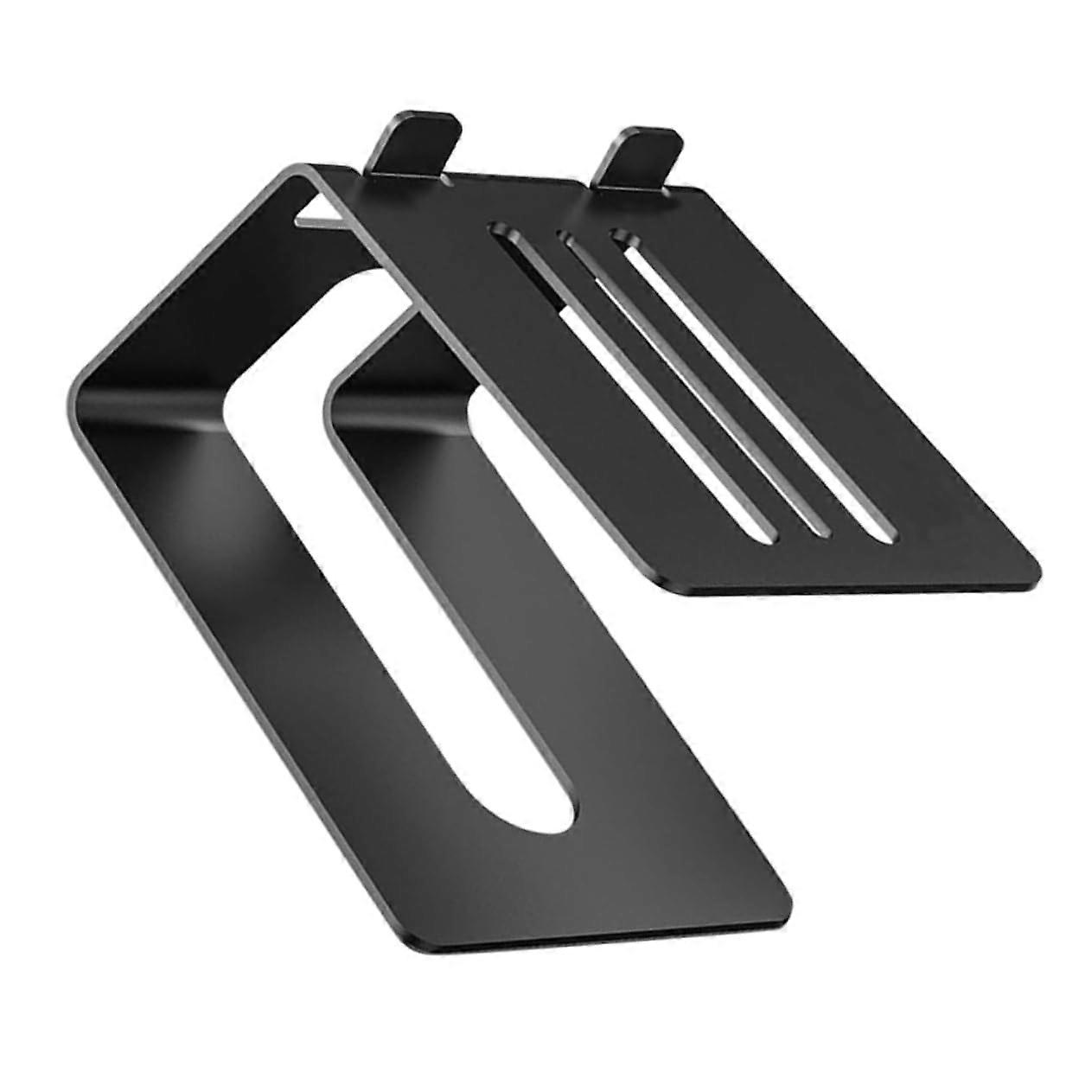 Desktop speaker stands made of metal, sturdy risers for small and mediumsized speakers, designed with a practical surface for PC and desk use.