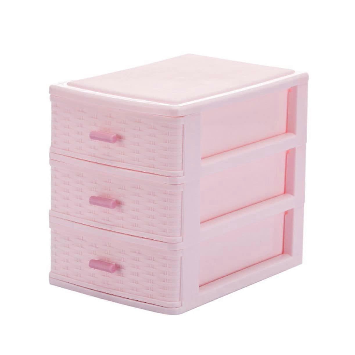 Plastic Pink Velvet Locker Organiser Office Storage Unit Holder Accessories